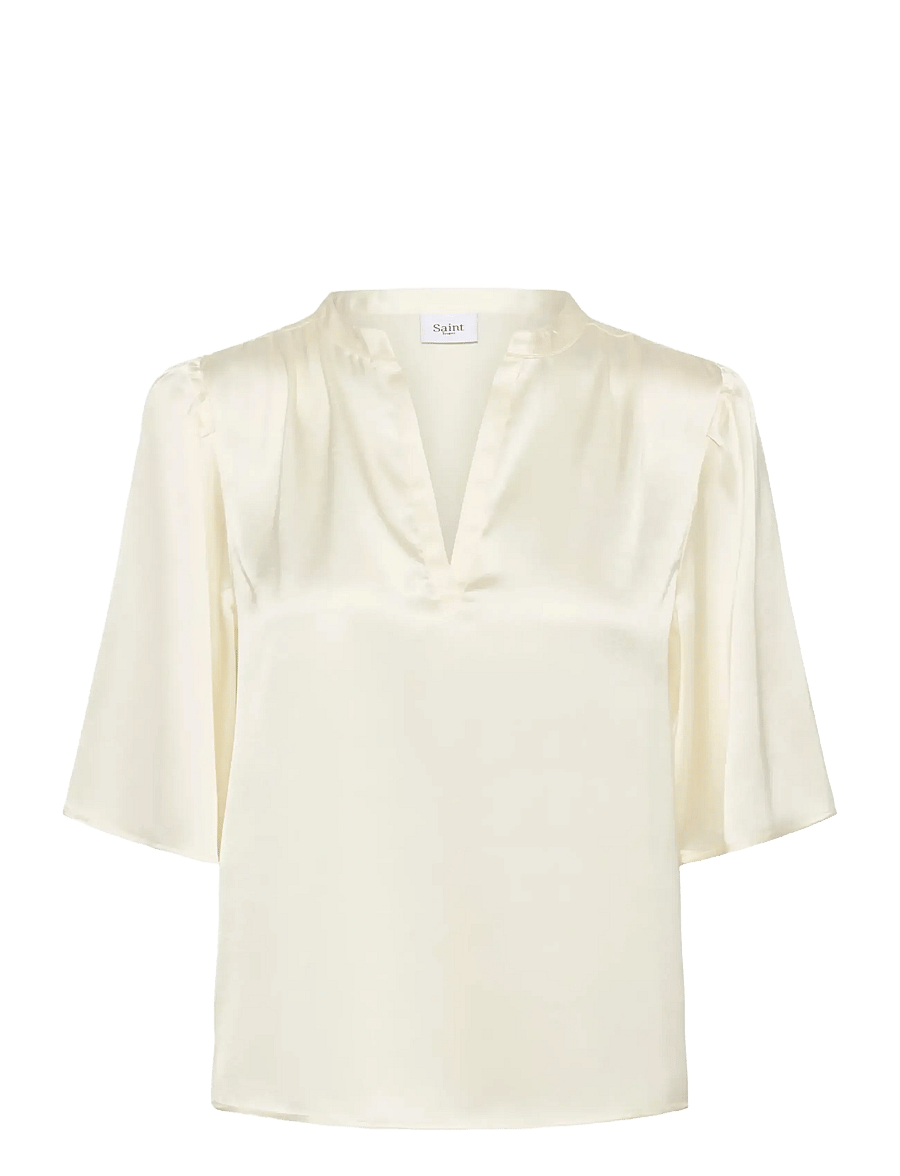 Saint Tropez - SafinaSZ Blouse - blusen mit dreiviertelärmel - turtledove - 1