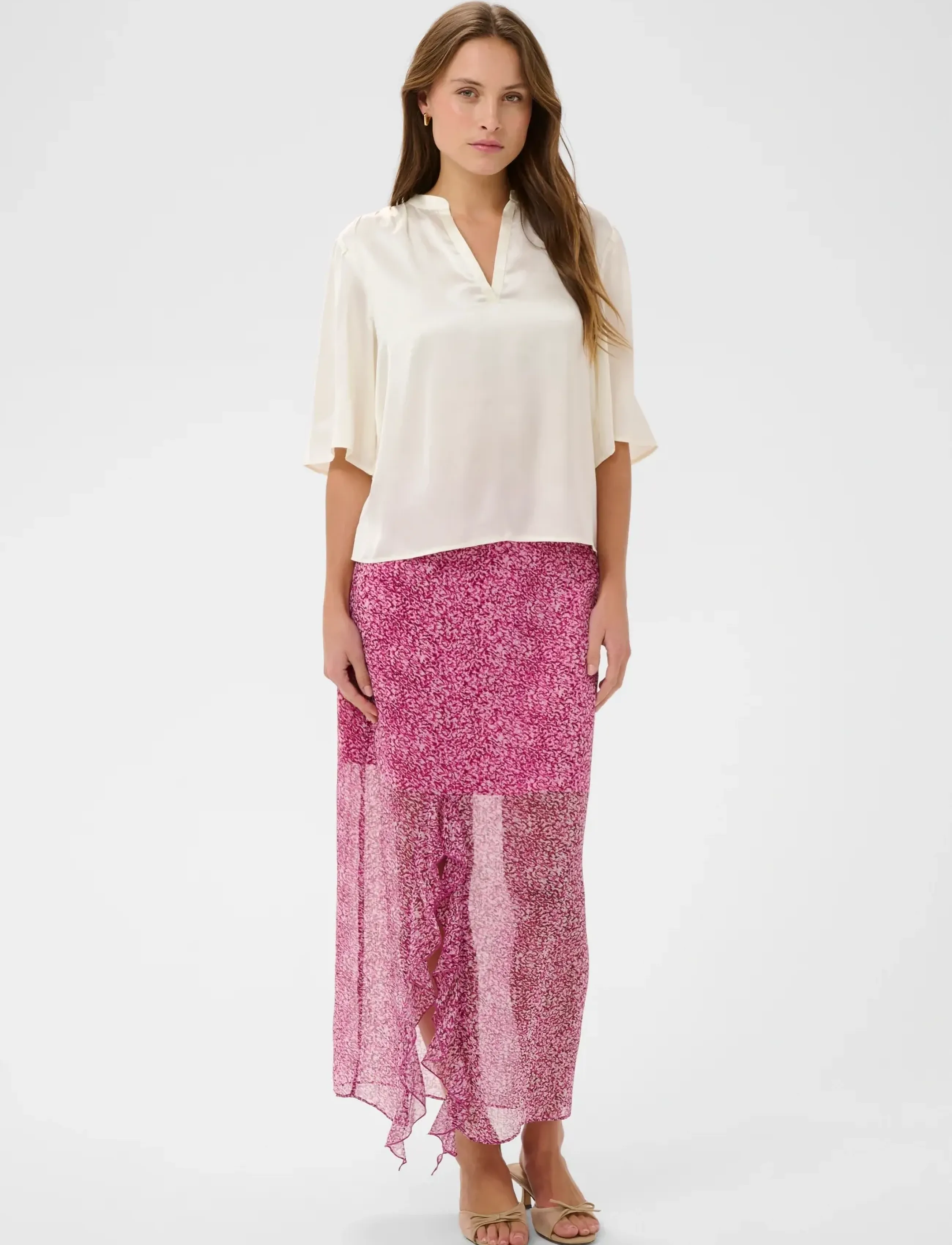 Saint Tropez - SafinaSZ Blouse - blouses à manches courtes - turtledove - 3