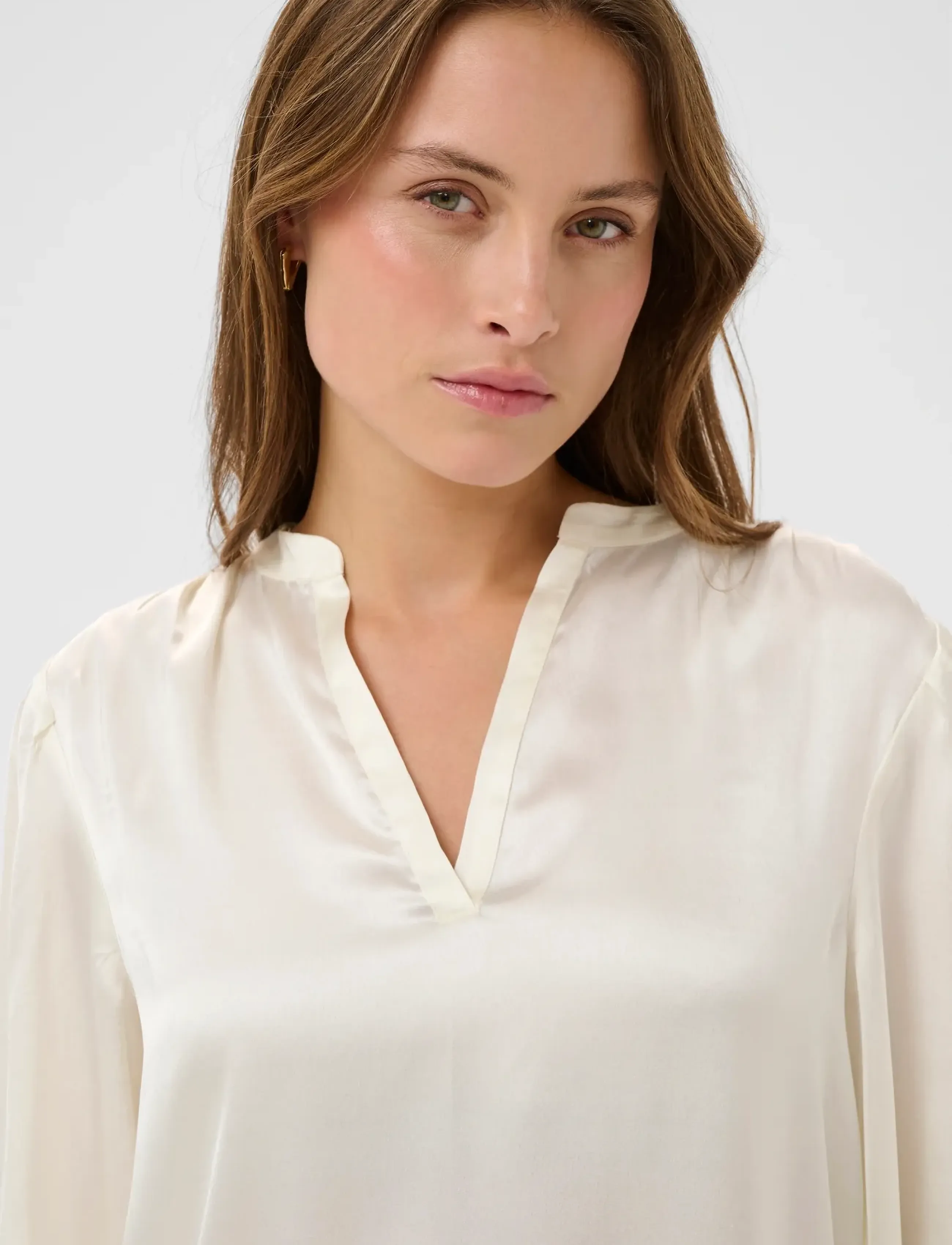 Saint Tropez - SafinaSZ Blouse - blouses à manches courtes - turtledove - 5