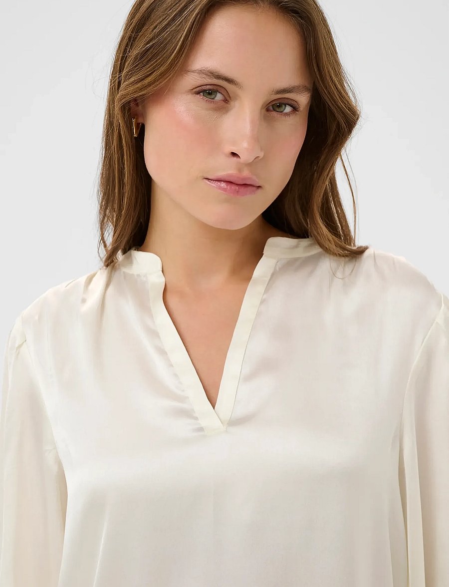 Saint Tropez - SafinaSZ Blouse - blusen mit dreiviertelärmel - turtledove - 5