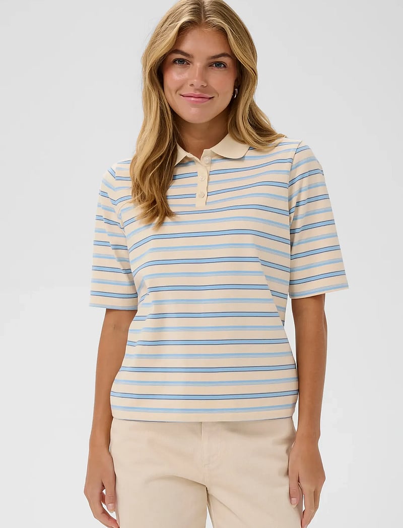 Saint Tropez - JoanaSZ T-Shirt - polo shirts - ice - 0