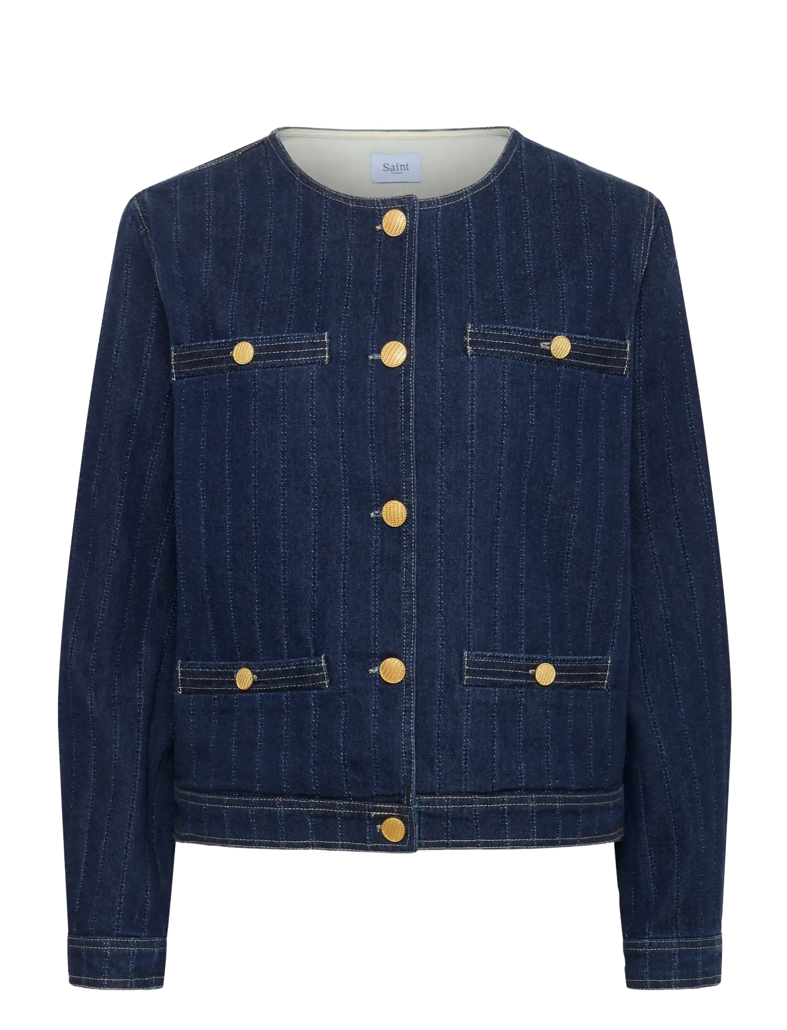 SAINT TROPEZ Oshanasz Jacke Navy - L - Damen