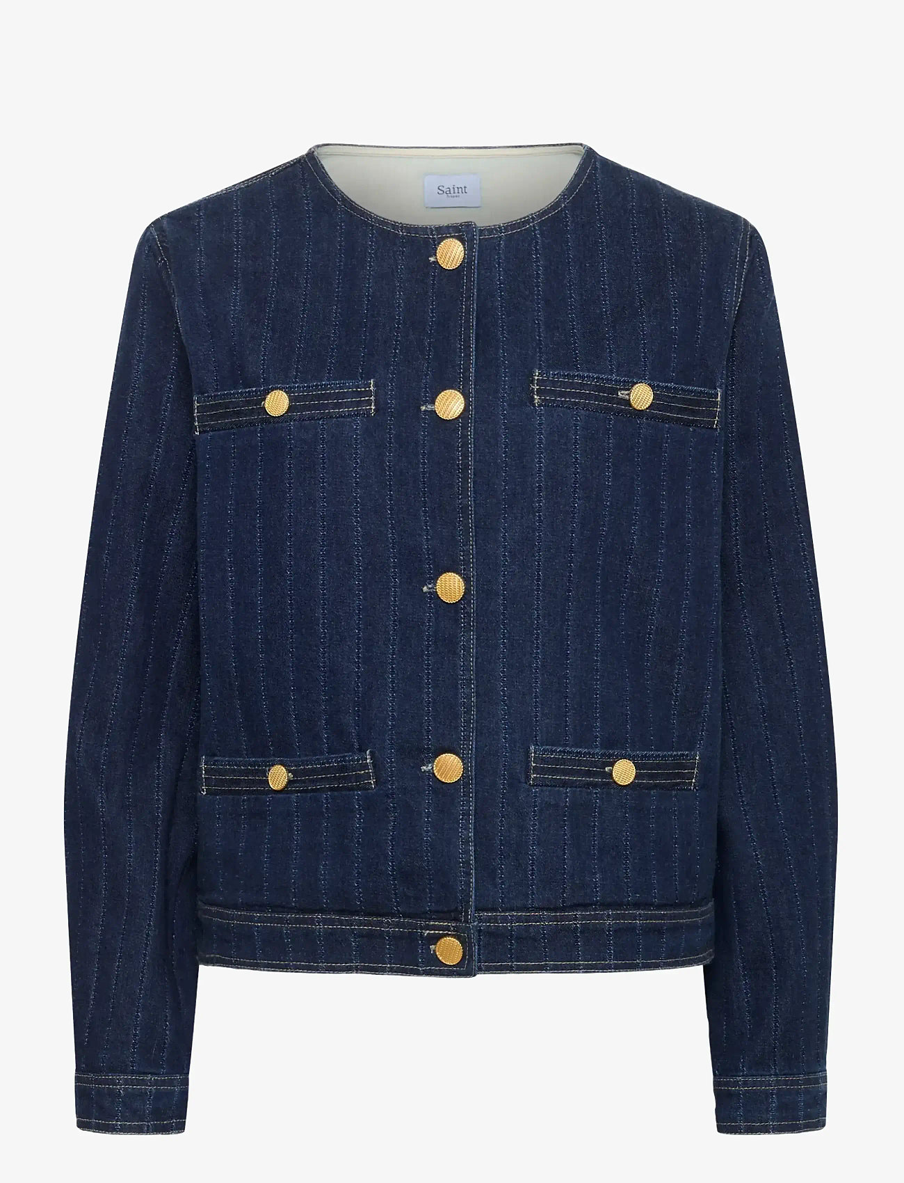 Saint Tropez - OshanaSZ Jacket - Üleriided - medium blue denim - 1