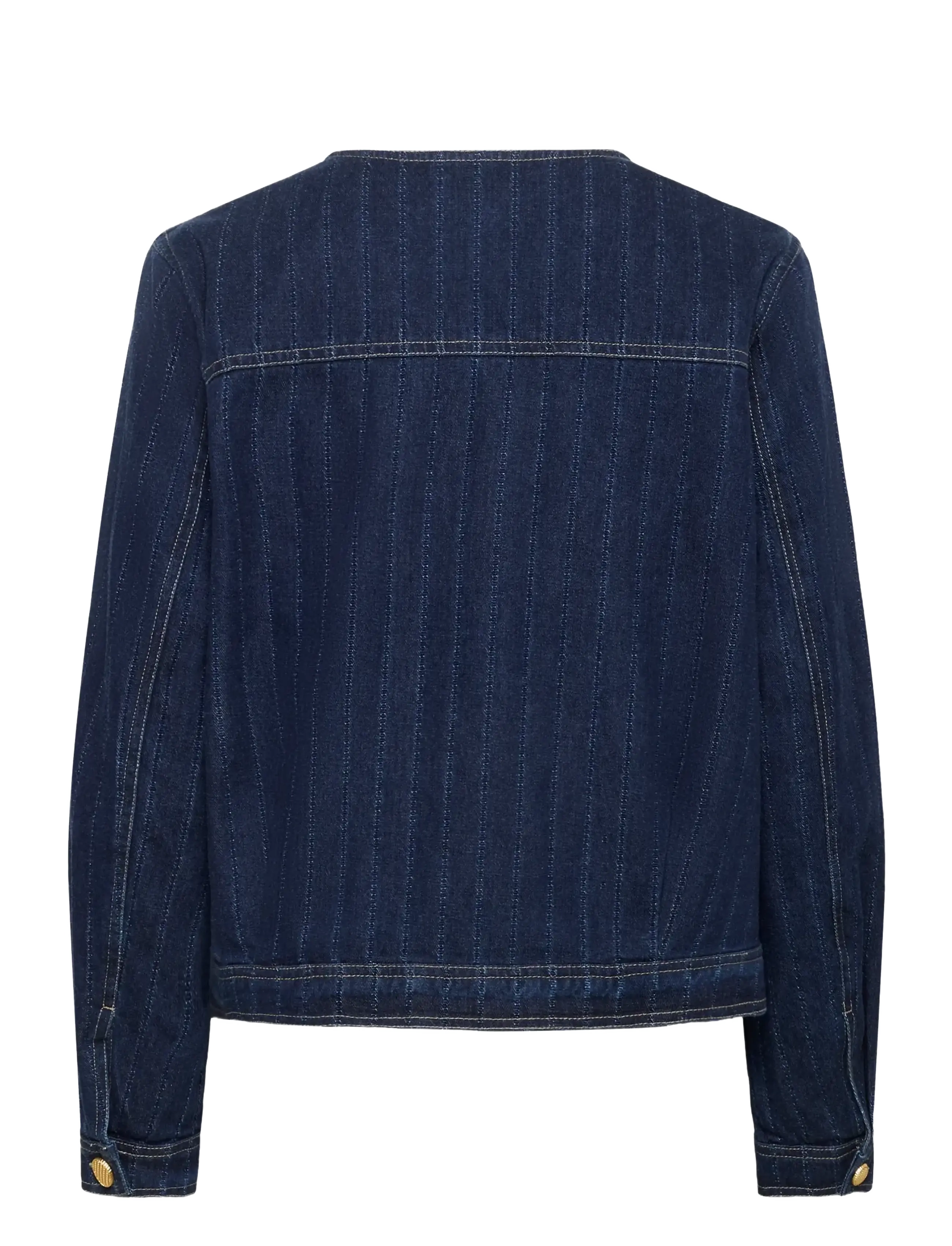 Saint Tropez - OshanaSZ Jacket - ytterkläder - medium blue denim - 2