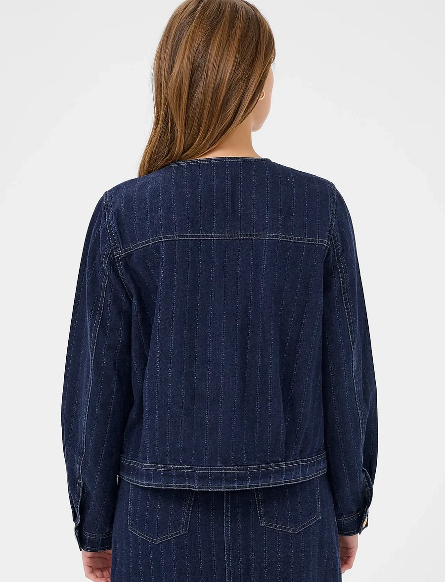 Saint Tropez - OshanaSZ Jacket - frühlingsjacken - medium blue denim - 4