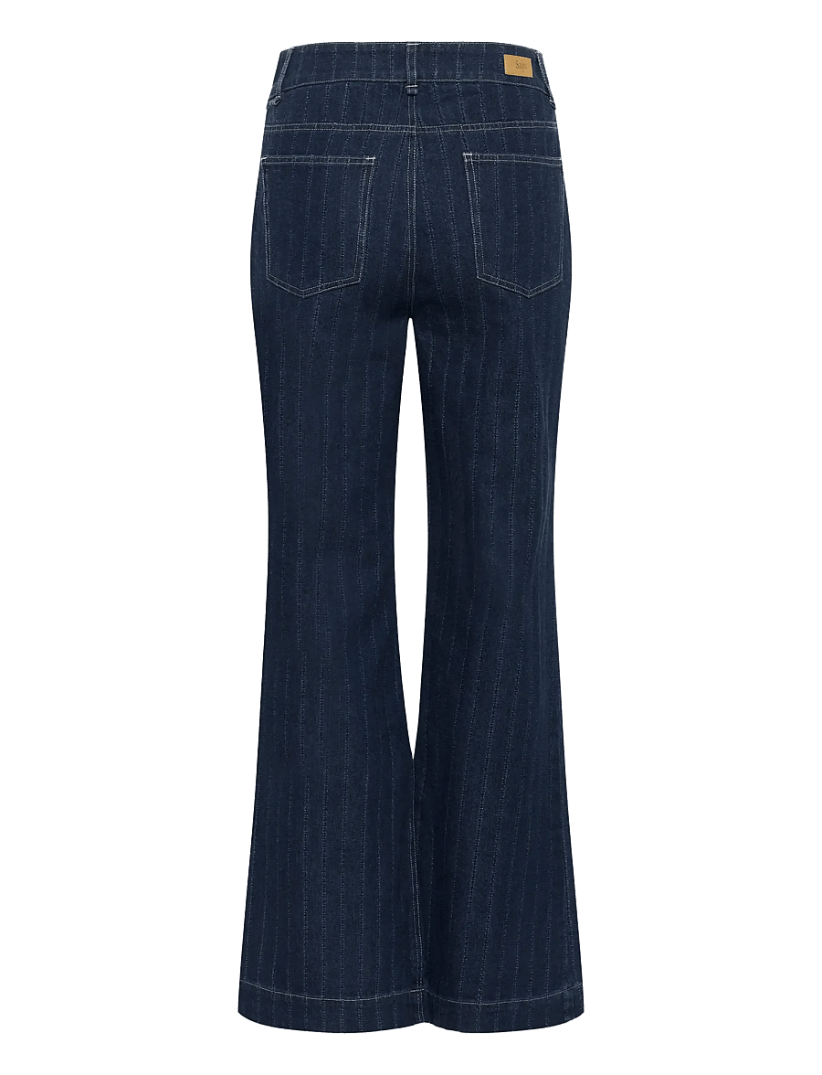 Saint Tropez - OshanaSZ Jeans - utsvängda jeans - medium blue denim - 2
