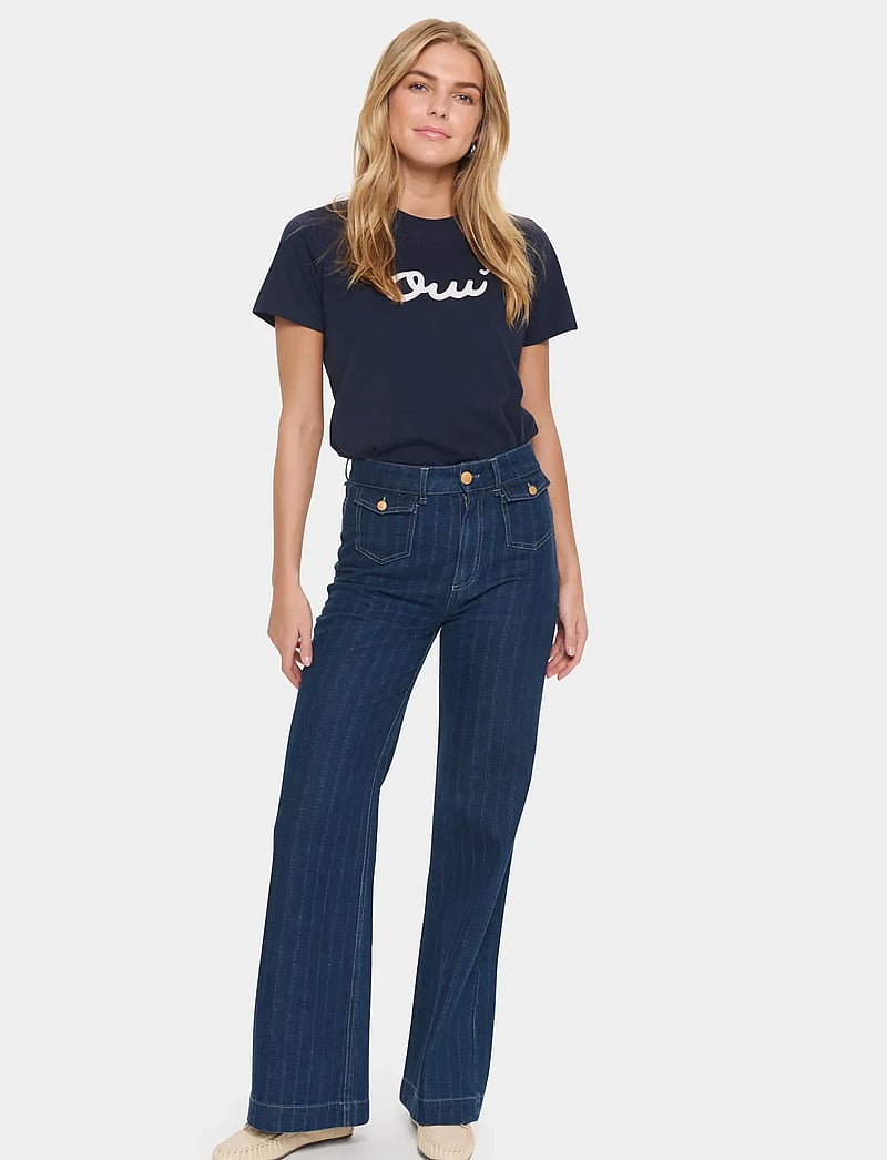 Saint Tropez - OshanaSZ Jeans - flared jeans - medium blue denim - 3
