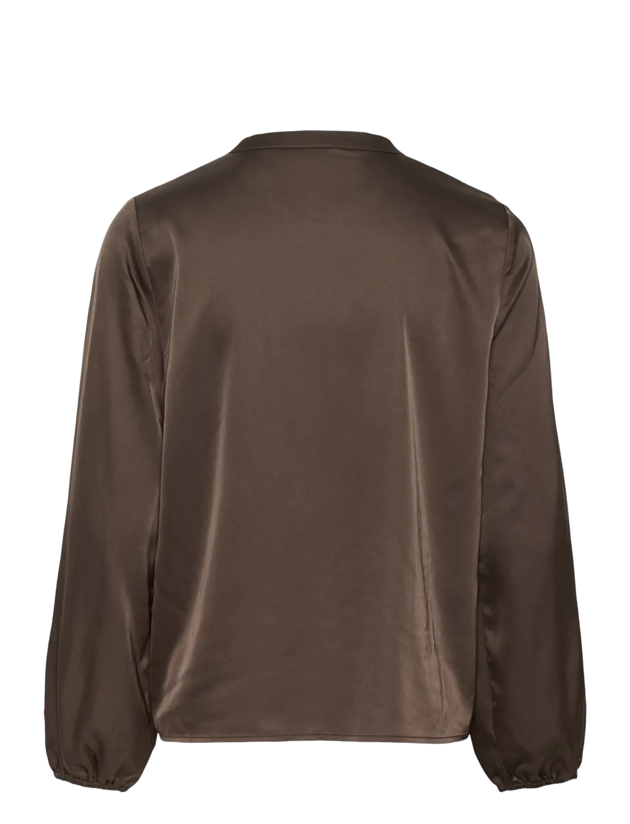 Saint Tropez - LodisaSZ Blouse - langärmelige blusen - chocolate brown - 2