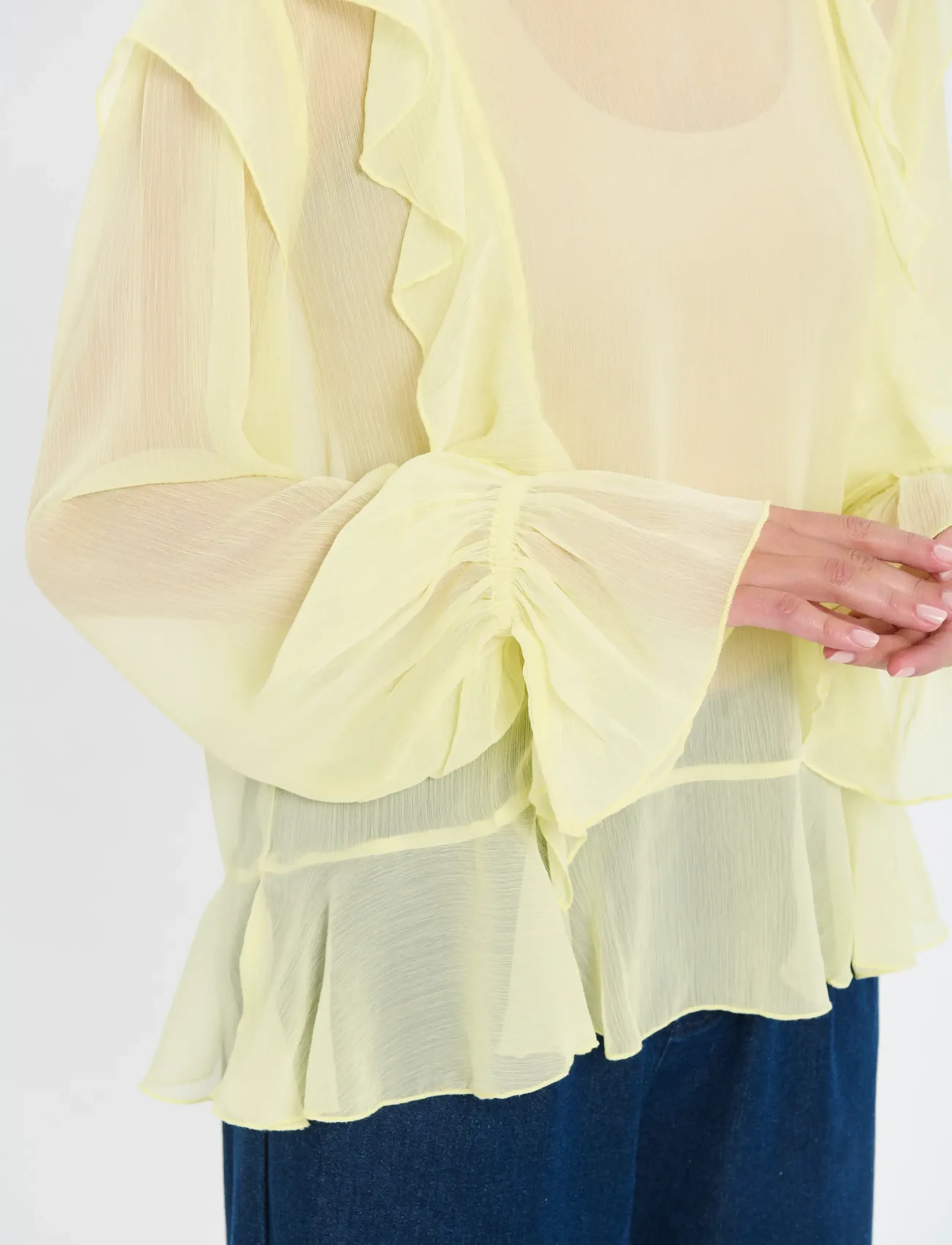 Saint Tropez - LabelleSZ Blouse - langærmede bluser - elfin yellow - 5