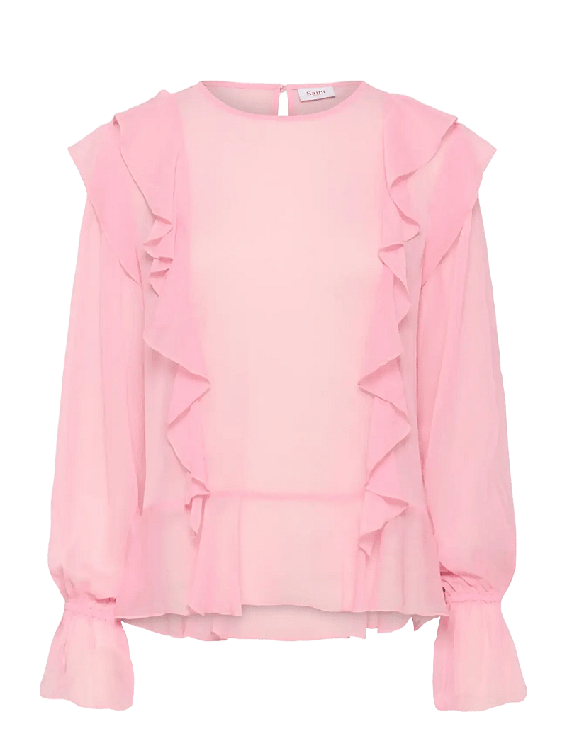 Saint Tropez - LabelleSZ Blouse - langärmlige blusen - pink nectar - 1