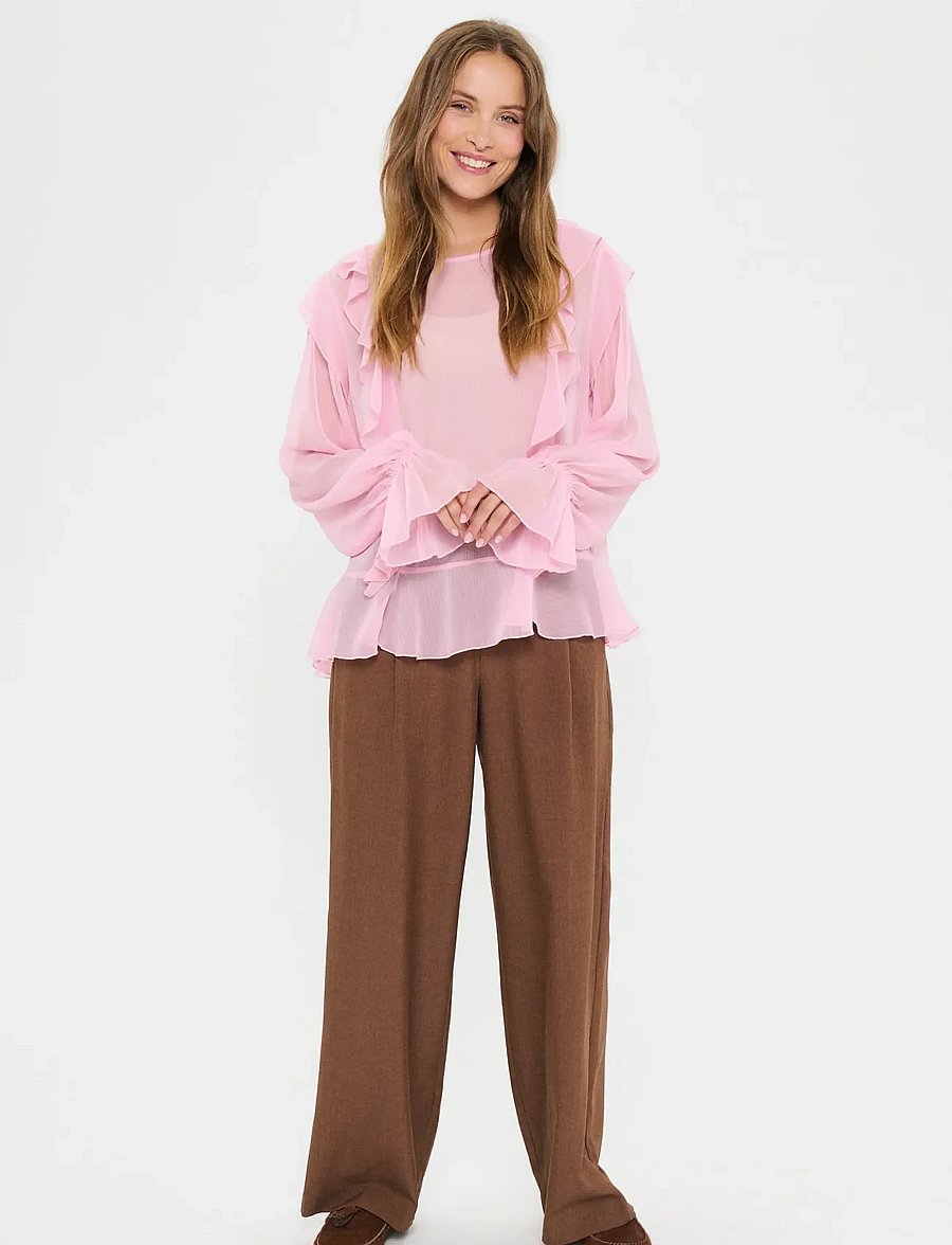 Saint Tropez - LabelleSZ Blouse - langärmelige blusen - pink nectar - 3