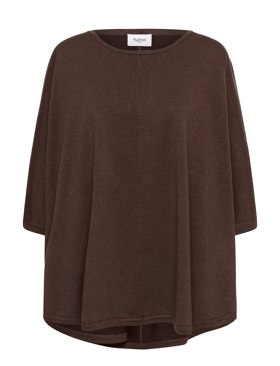 Saint Tropez - BilliSZ Poncho - ponchos & capes - bracken melange - 0