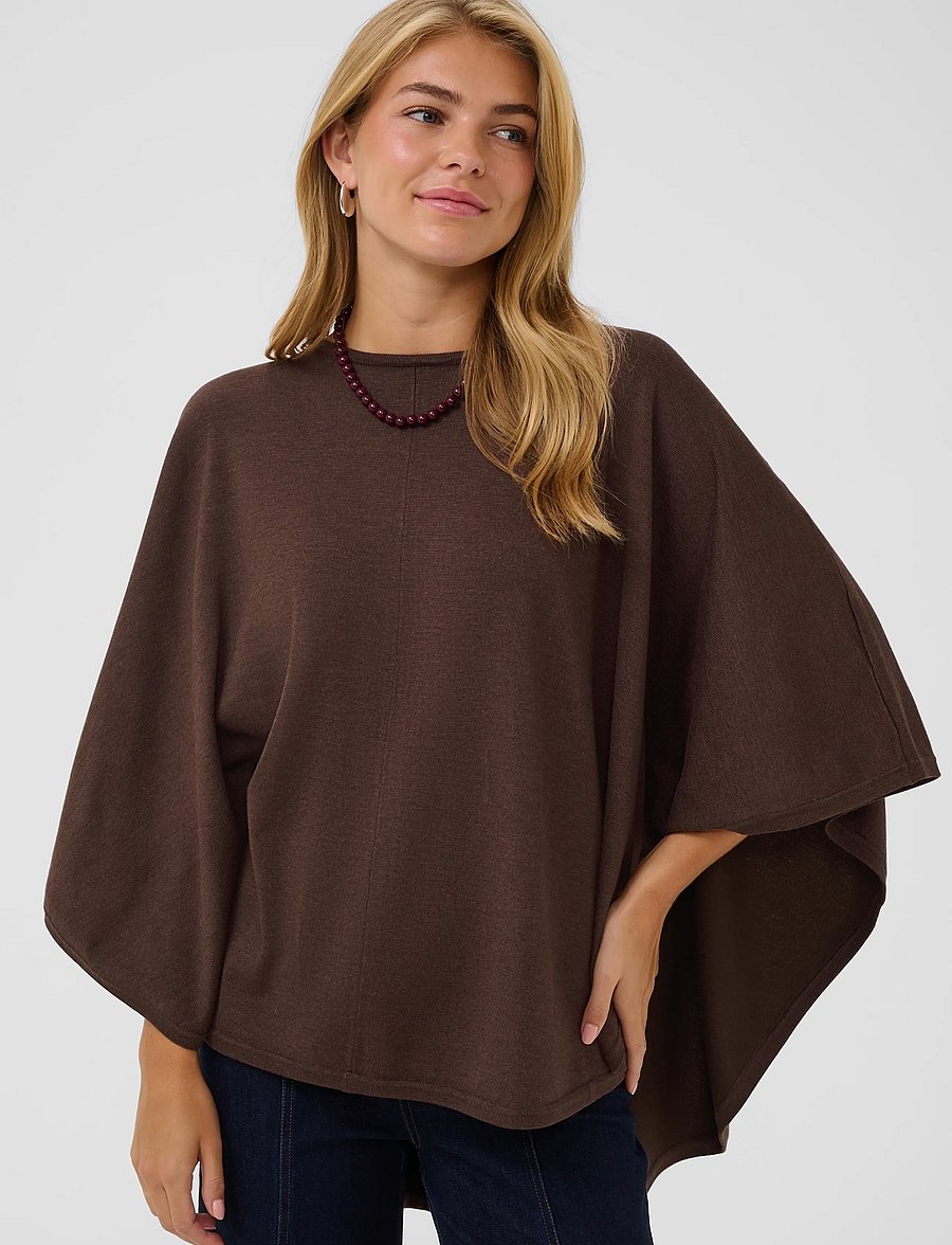 Saint Tropez - BilliSZ Poncho - ponchos & capes - bracken melange - 3