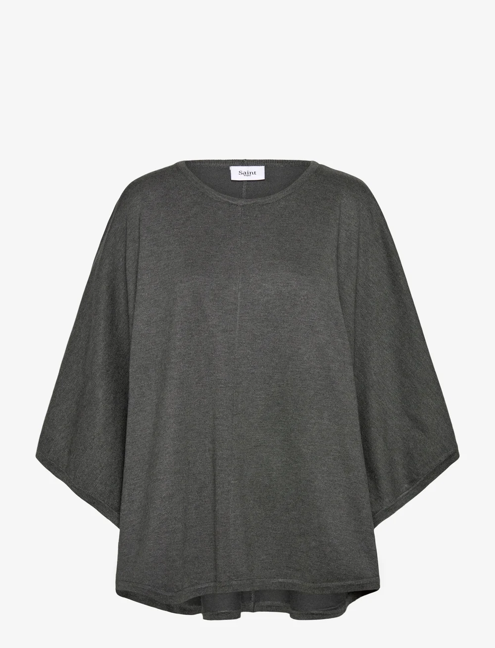 Saint Tropez - BilliSZ Poncho - ponchos & capes - grey iron melange - 0