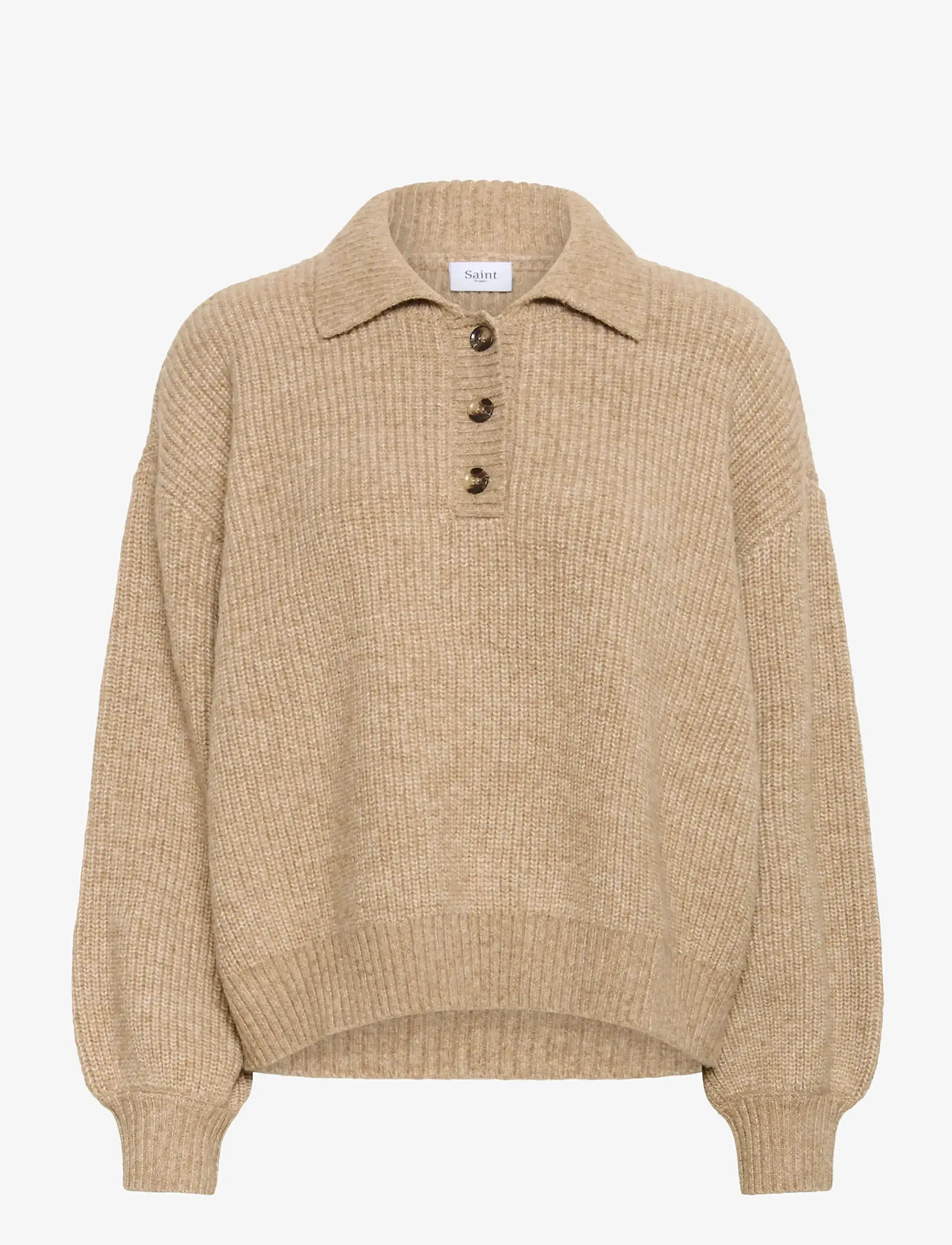 Saint Tropez - OttolineSZ Polo Pullover - pullover - tannin melange - 1