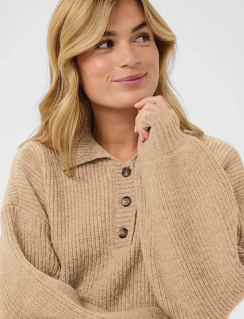 Saint Tropez - OttolineSZ Polo Pullover - pullover - tannin melange - 5