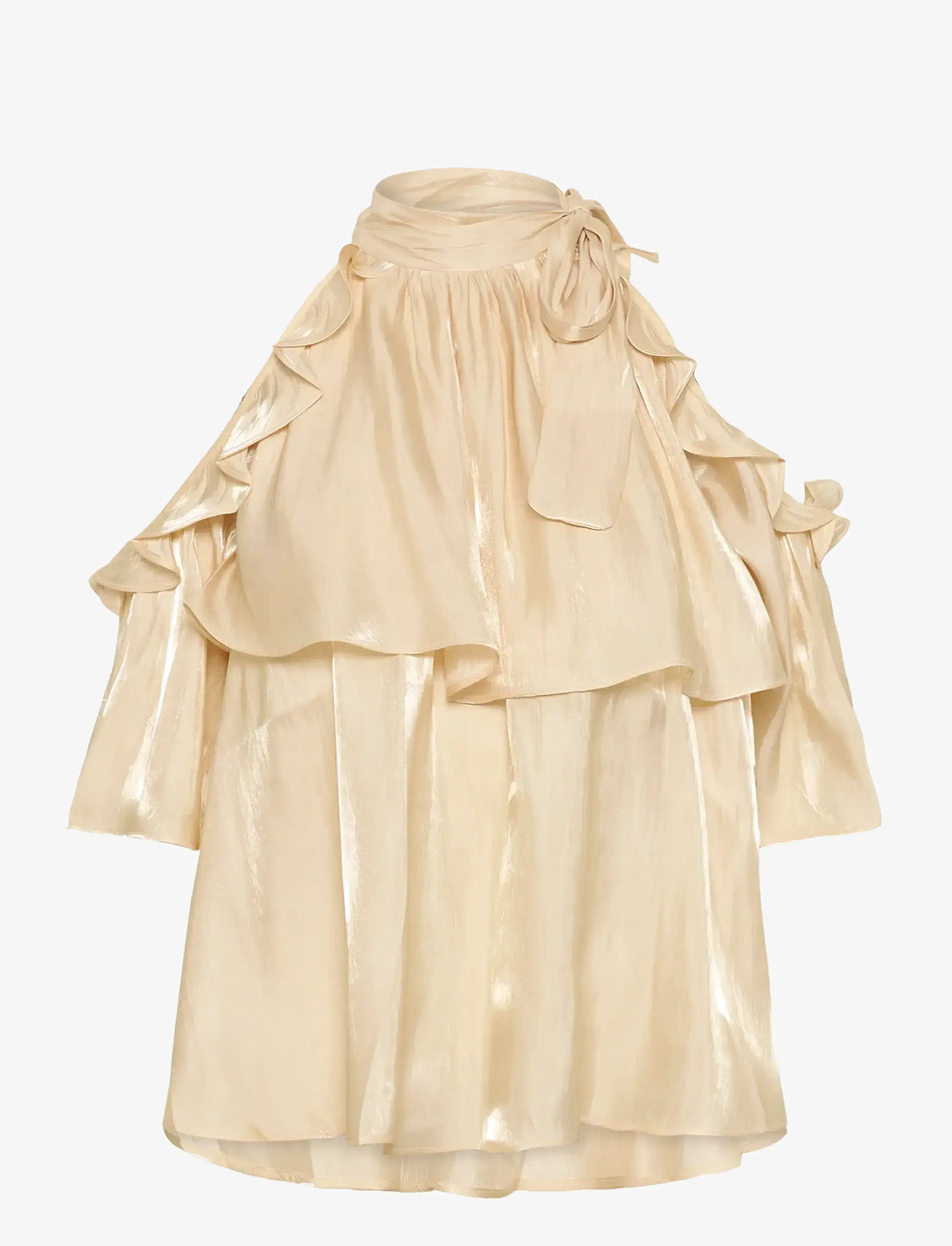 Saint Tropez - LeanaSZ Blouse - kortærmede bluser - tapioca - 1
