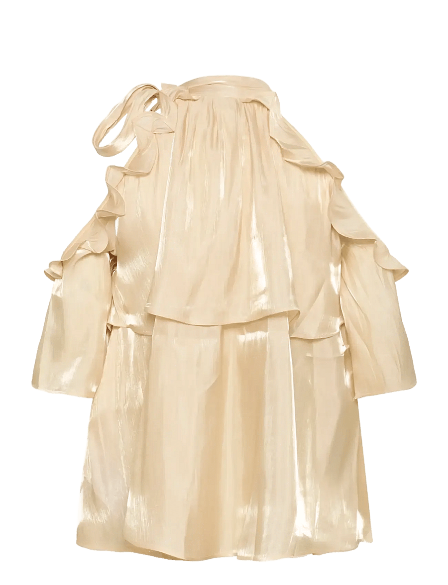 Saint Tropez - LeanaSZ Blouse - kurzärmelige blusen - tapioca - 2