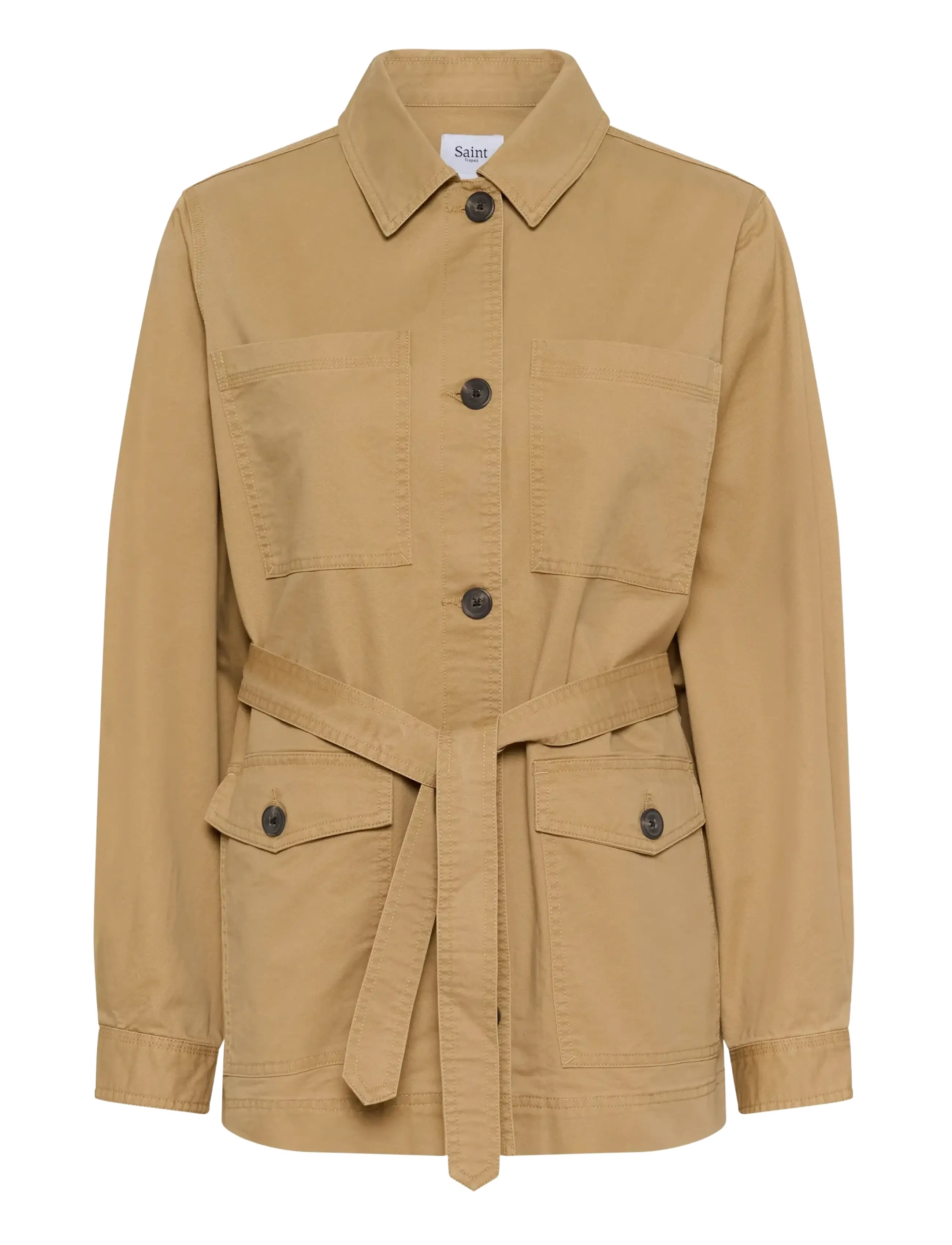 SAINT TROPEZ Parkersz Jacke Beige - M - Damen
