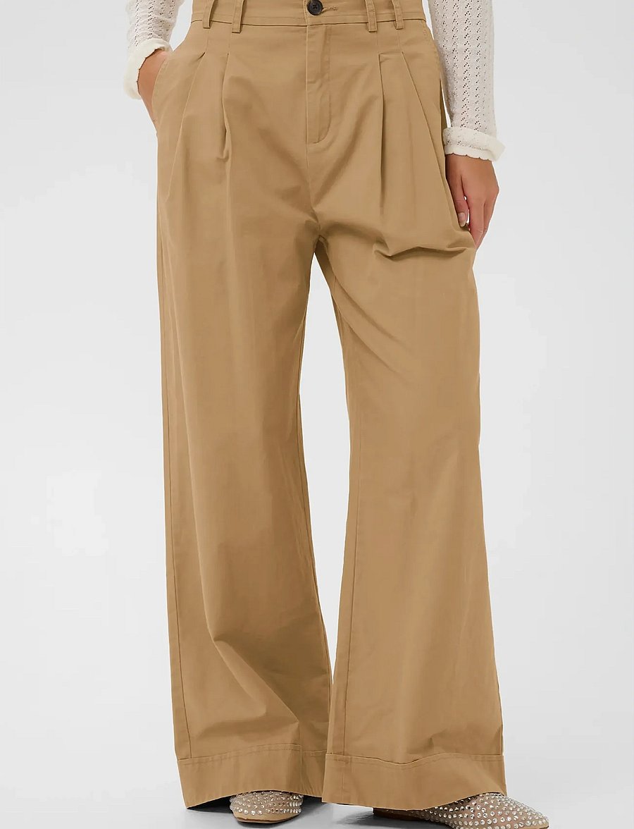 Saint Tropez - ParkerSZ Pants - hosen mit weitem bein - tiger's eye - 0