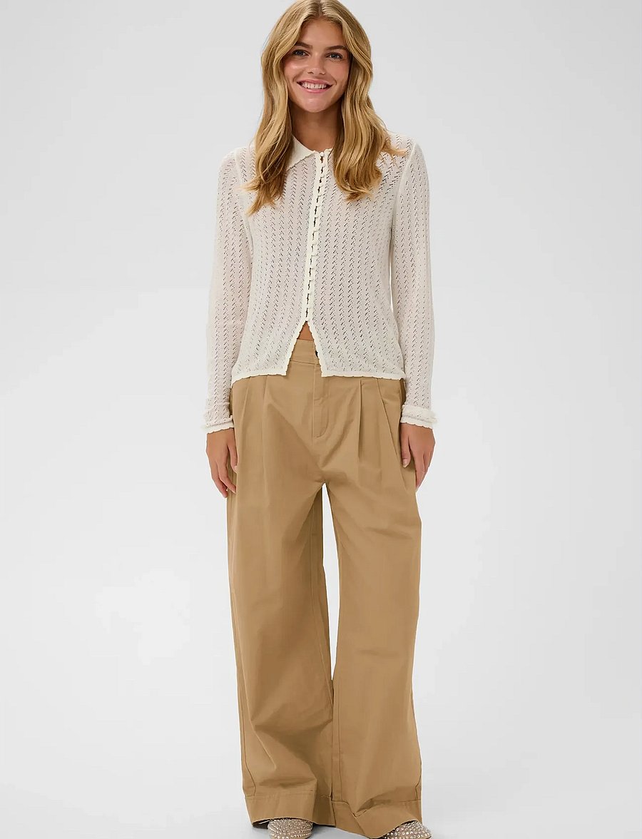 Saint Tropez - ParkerSZ Pants - hosen mit weitem bein - tiger's eye - 3