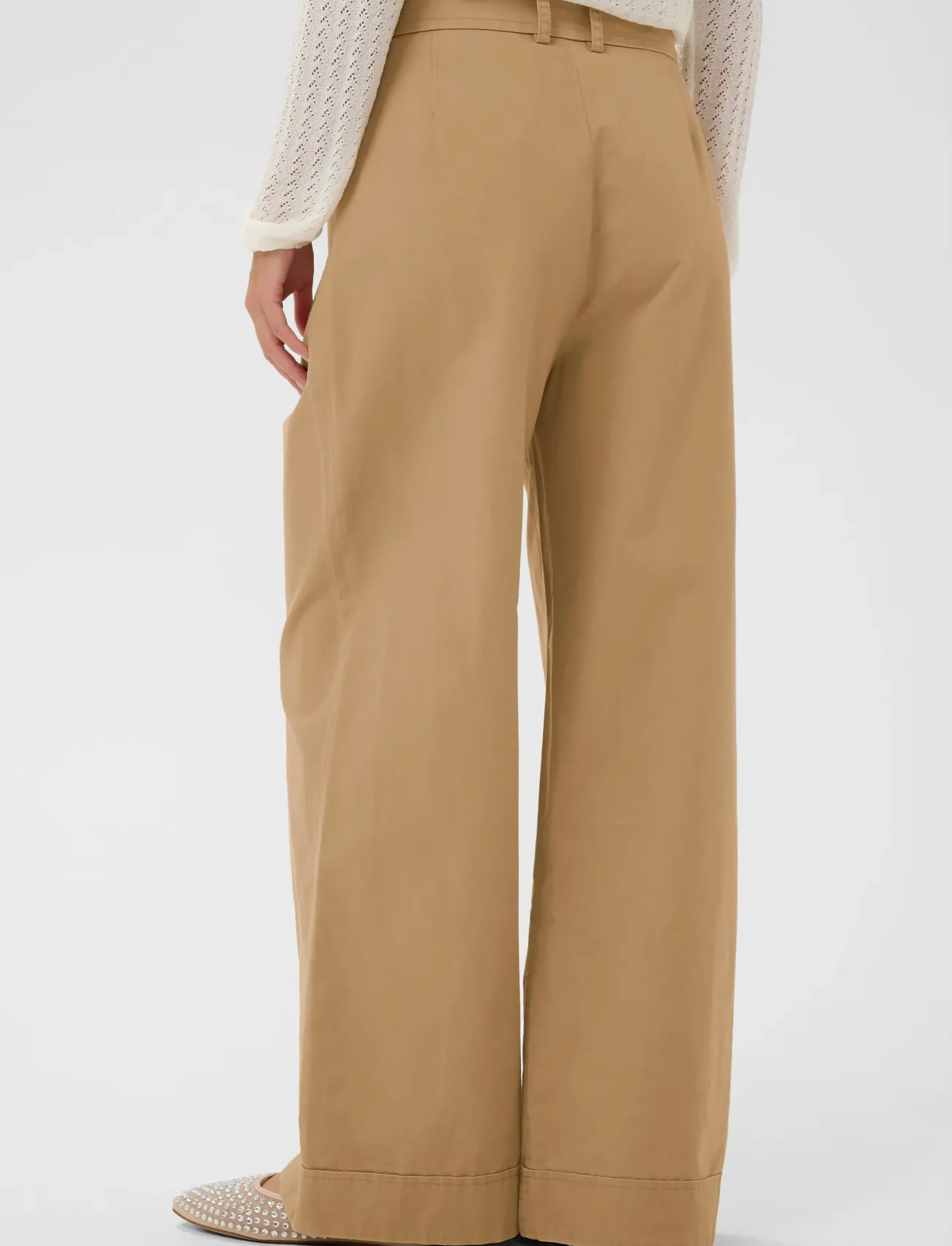 Saint Tropez - ParkerSZ Pants - buxur með víðum skálmum - tiger's eye - 4