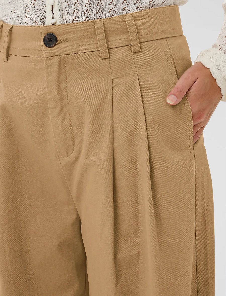 Saint Tropez - ParkerSZ Pants - hosen mit weitem bein - tiger's eye - 5