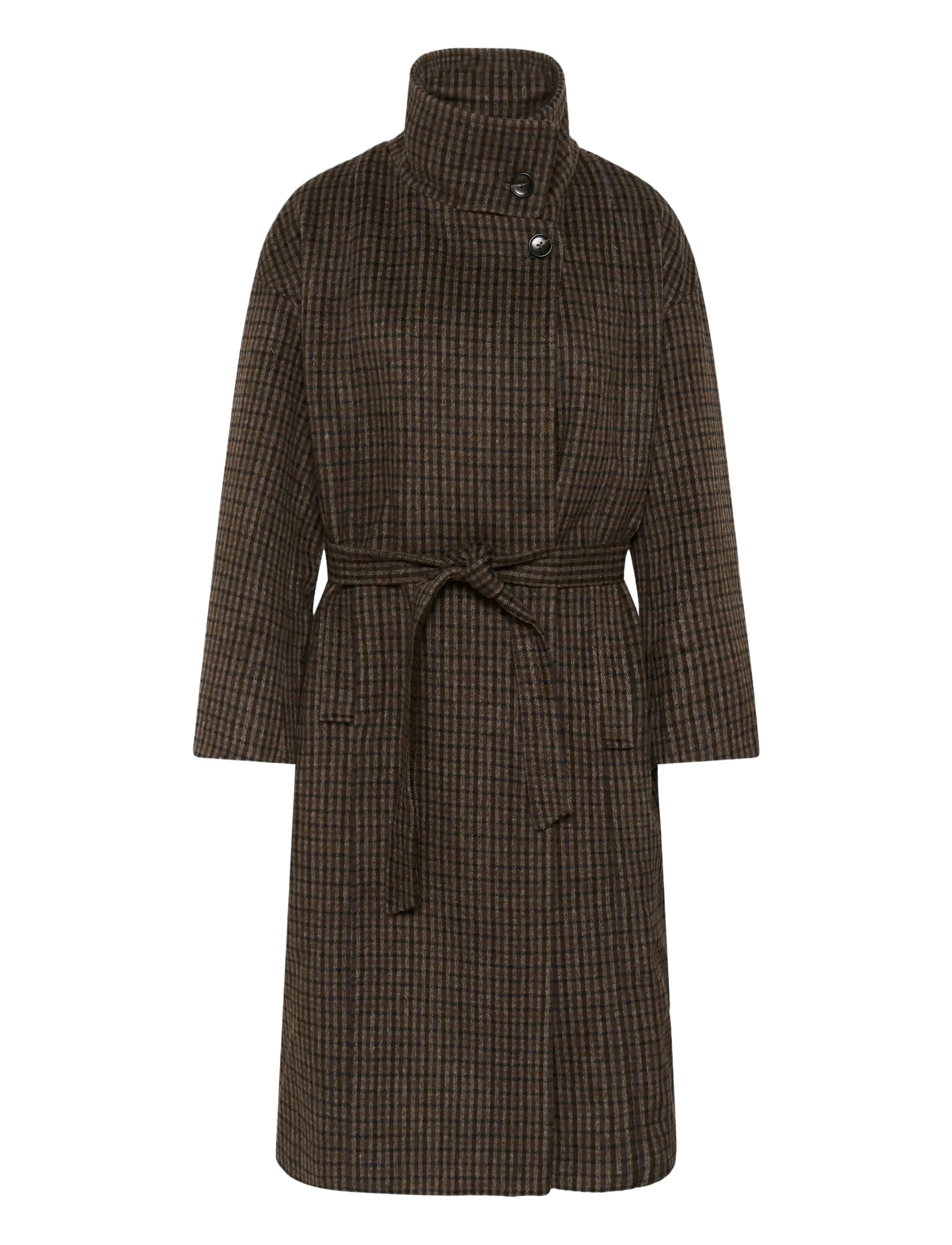 Saint Tropez - SiljaSZ Coat - tan brown check - 1