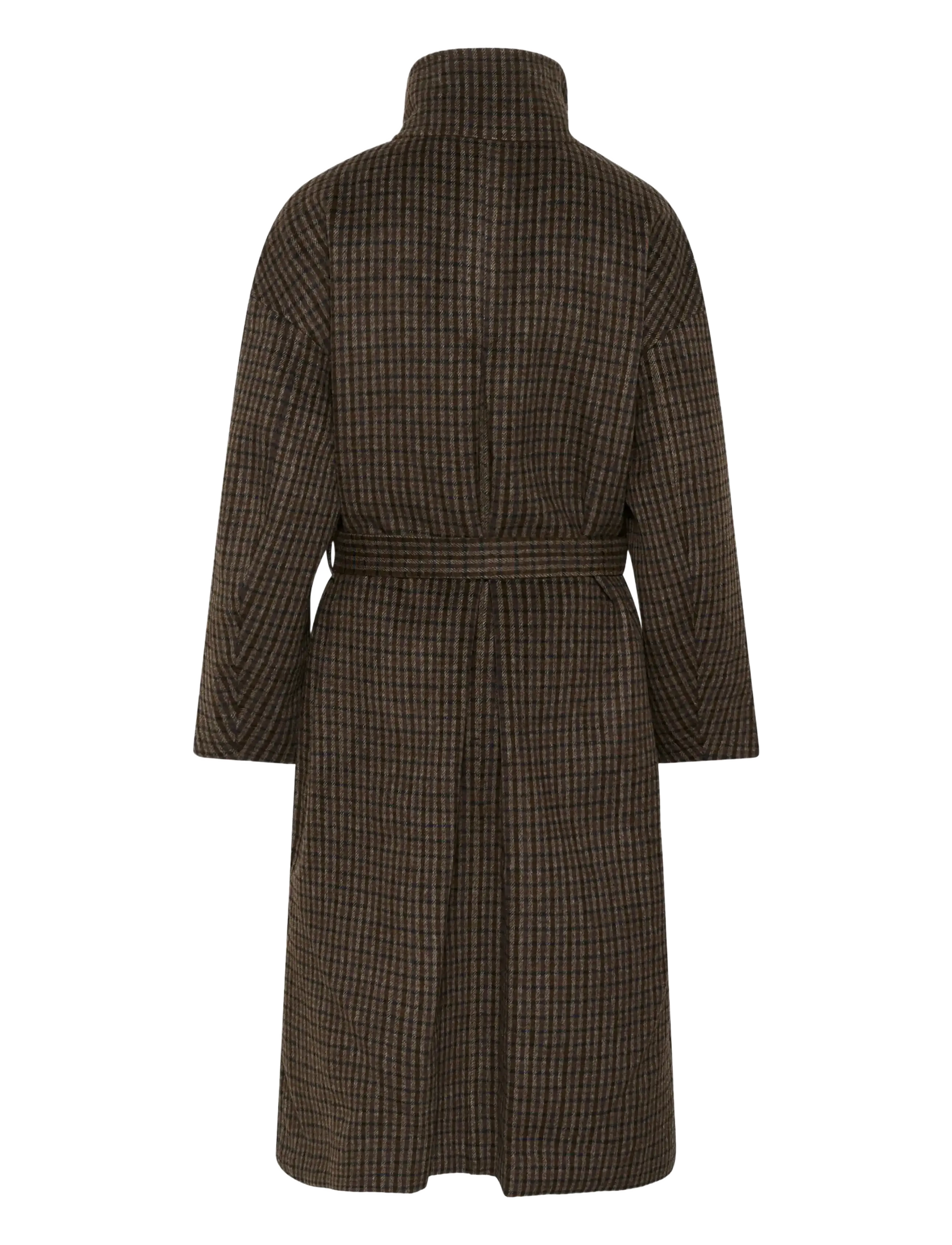 Saint Tropez - SiljaSZ Coat - tan brown check - 2