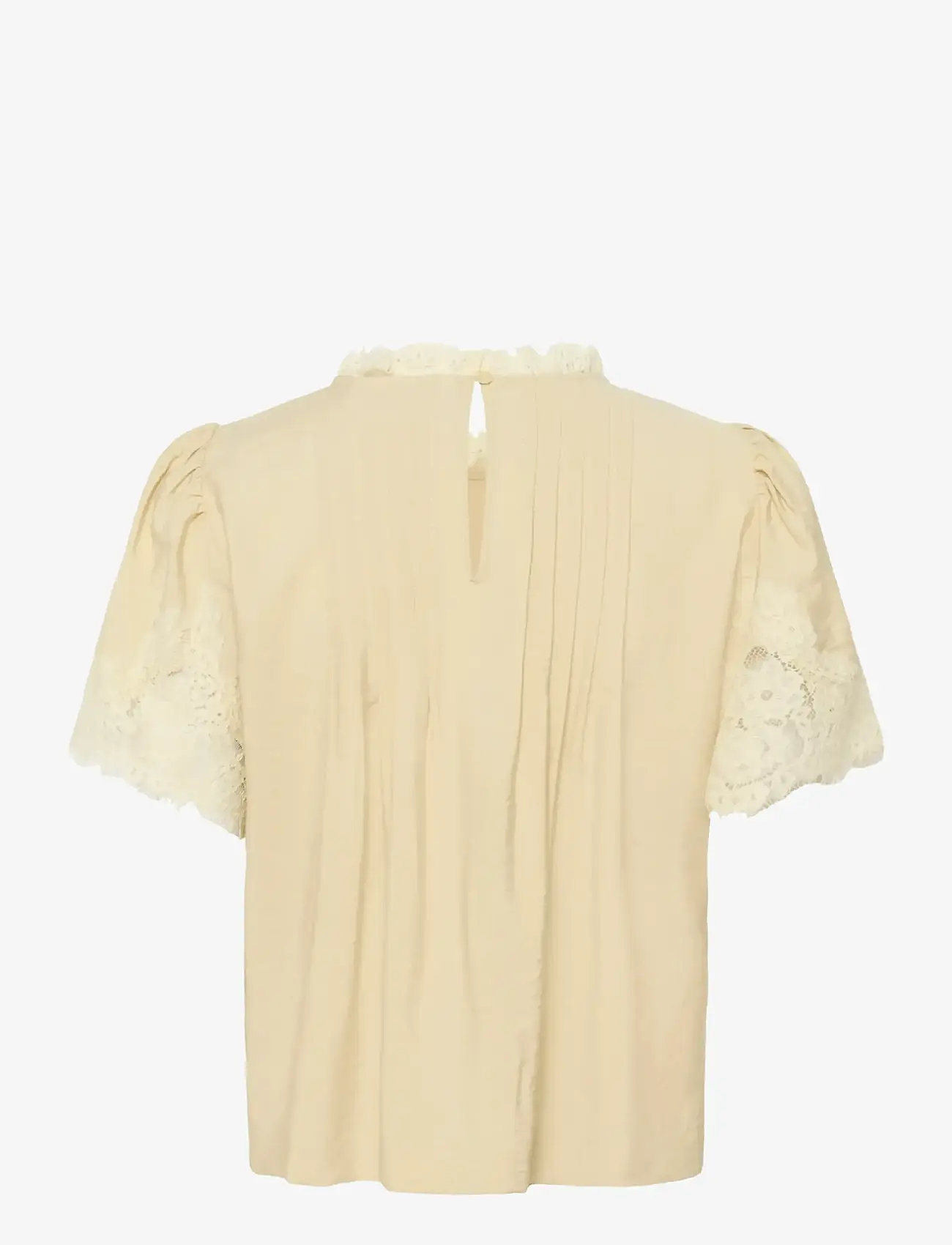 Saint Tropez - PrudenceSZ Blouse - short-sleeved blouses - brown rice - 2