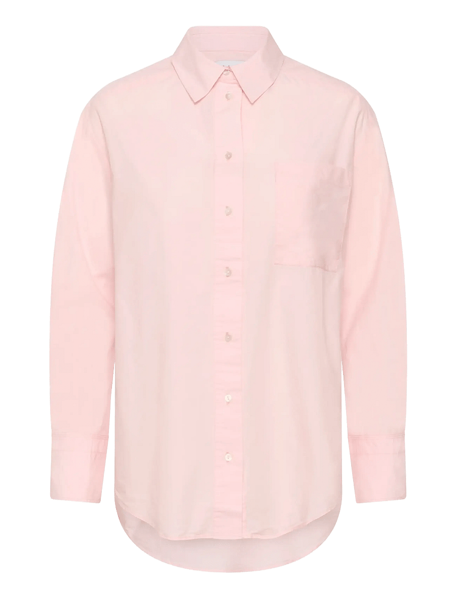 Saint Tropez - PhyllisSZ Shirt - long-sleeved shirts - chalk pink - 1