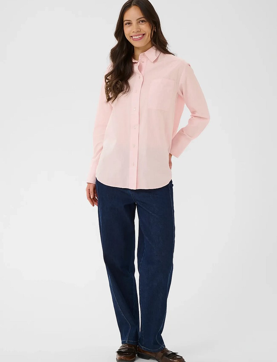 Saint Tropez - PhyllisSZ Shirt - long-sleeved shirts - chalk pink - 3