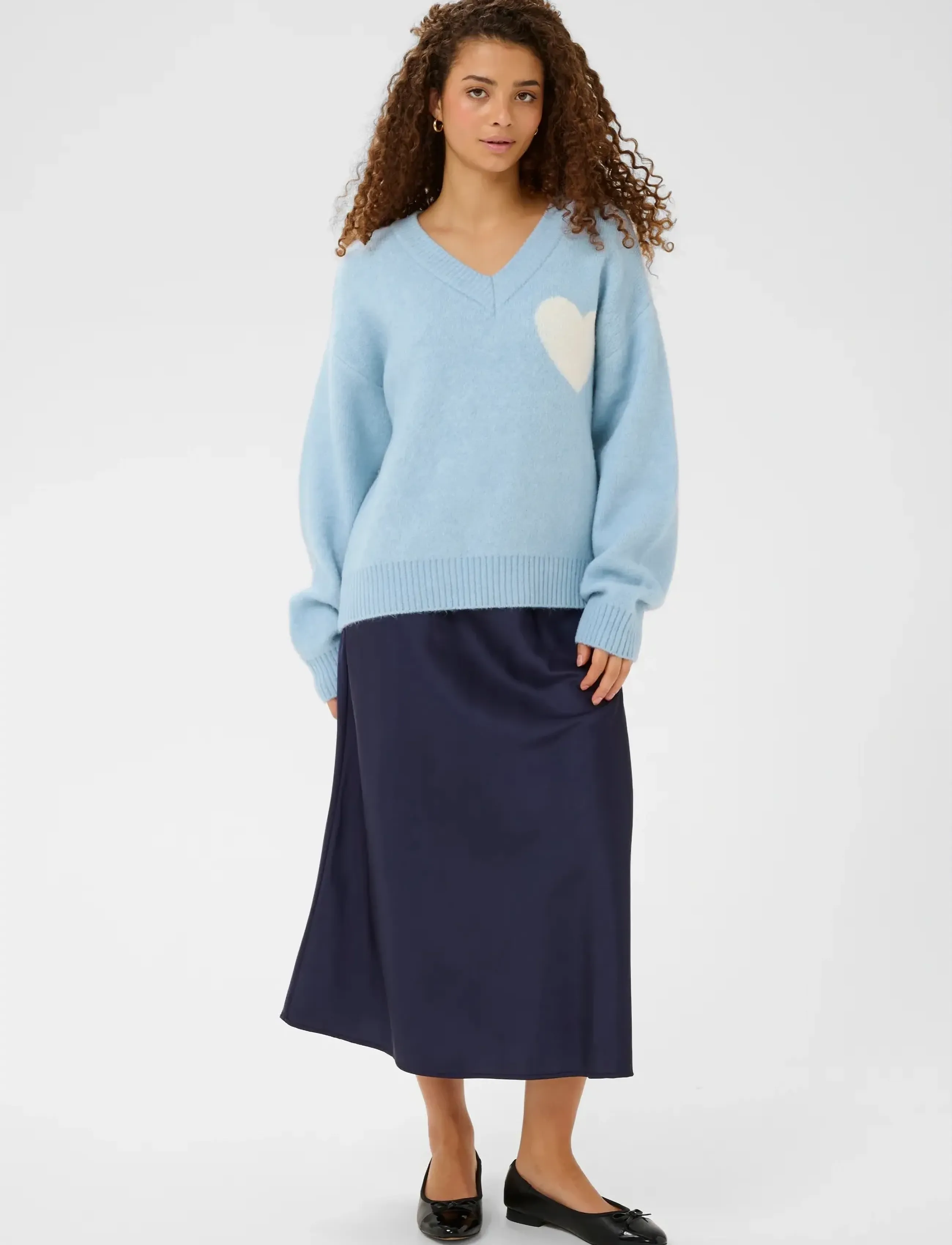 Saint Tropez - PariaSZ V-Neck Pullover - pullover - skyway - 3