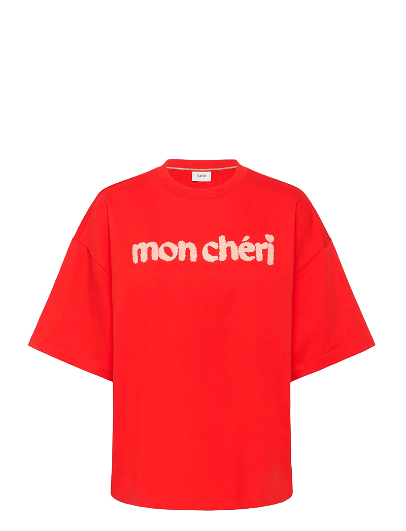 Saint Tropez - PannaSZ SS Sweatshirt - vardagsstil - fiery red - 1