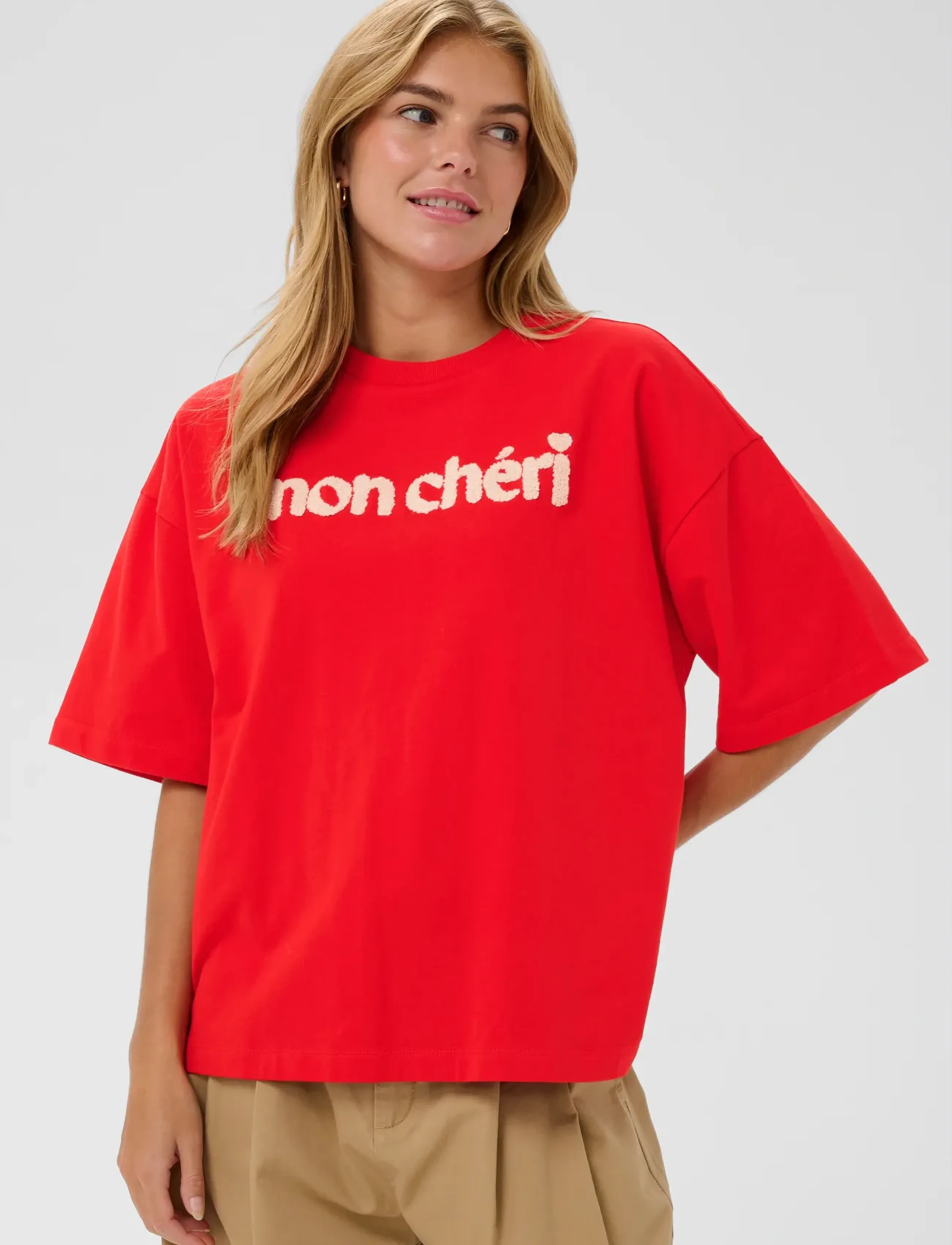 Saint Tropez PannaSZ SS Sweatshirt - Saint Tropez - FIERY RED / red