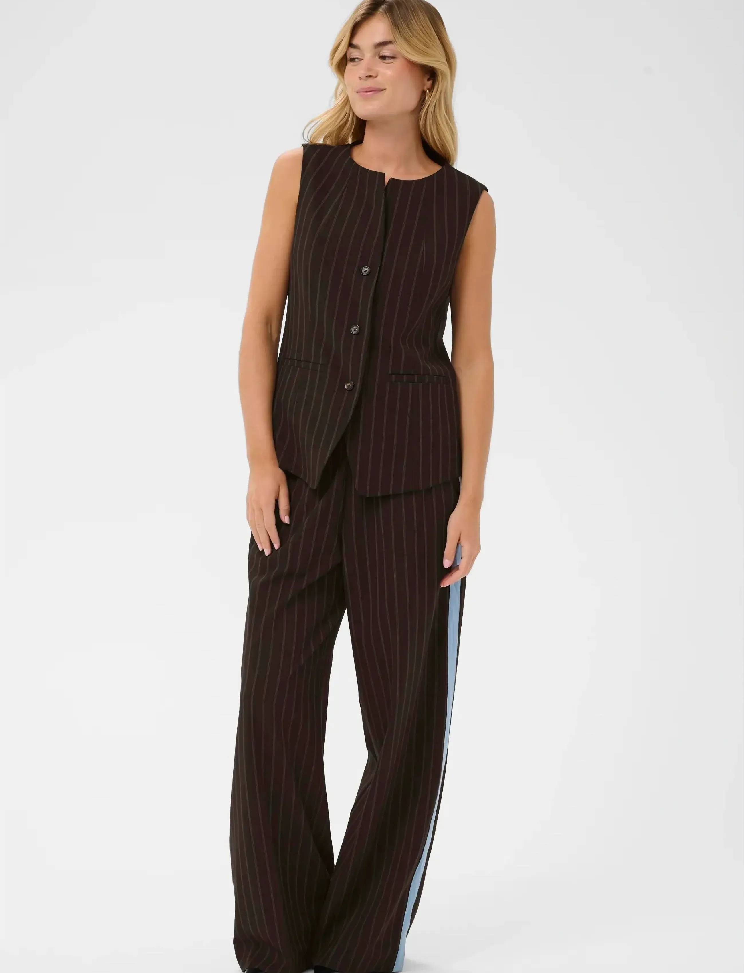 SAINT TROPEZ Panteleasz Pants kostymbyxor dam – bild 2