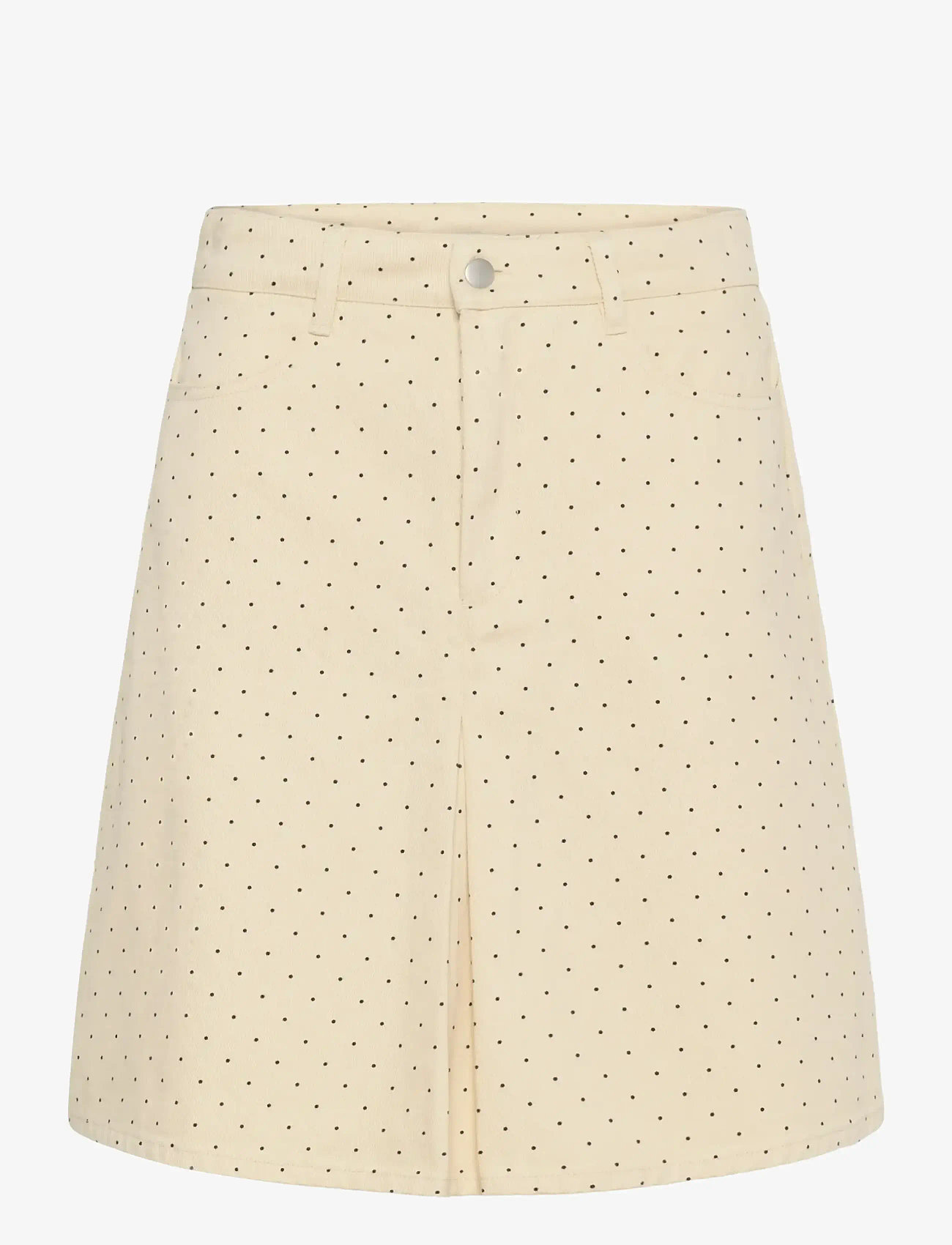 Saint Tropez - PatriciaSZ Skirt - korta kjolar - turtledove black tiny dots - 1