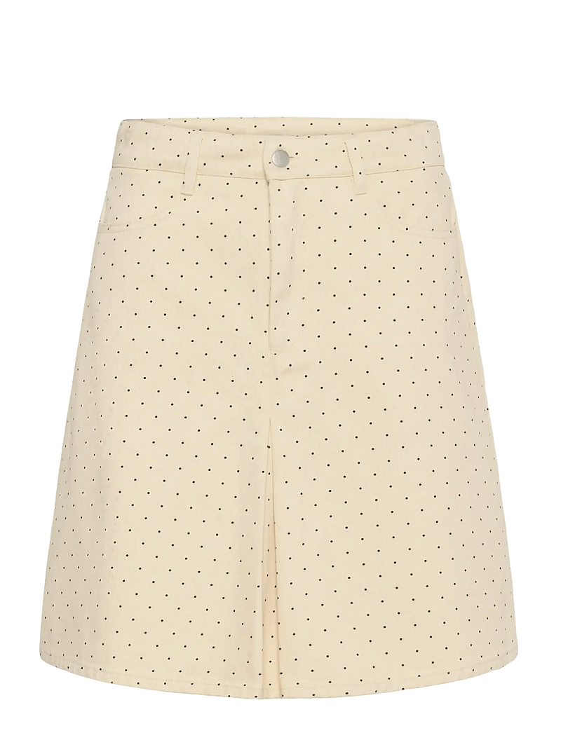 Saint Tropez - PatriciaSZ Skirt - korta kjolar - turtledove black tiny dots - 1