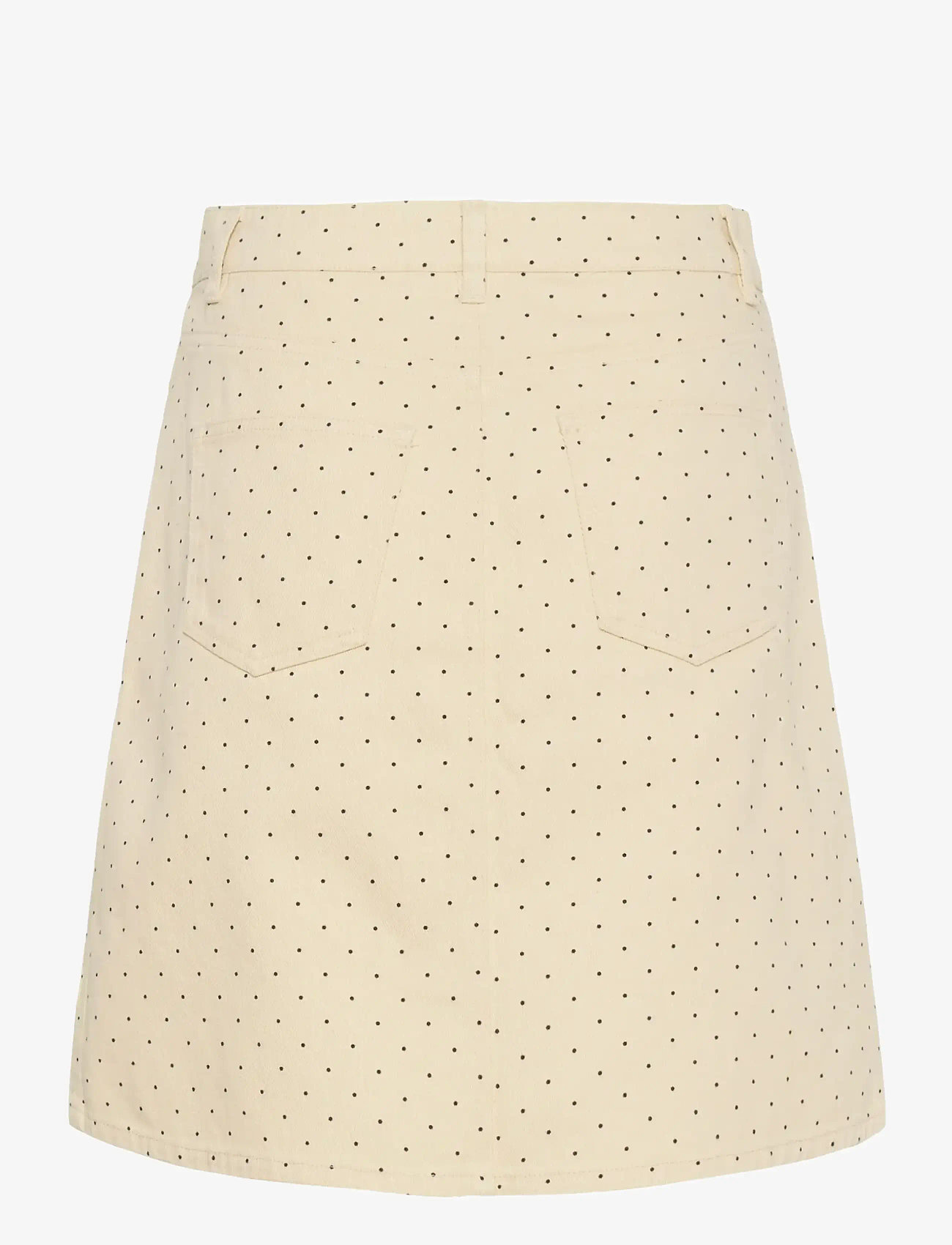 Saint Tropez - PatriciaSZ Skirt - korta kjolar - turtledove black tiny dots - 2