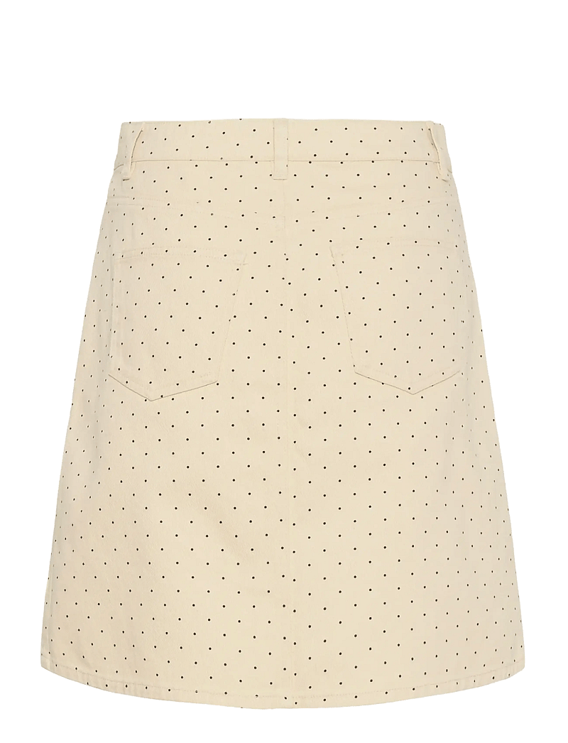 Saint Tropez - PatriciaSZ Skirt - korta kjolar - turtledove black tiny dots - 2