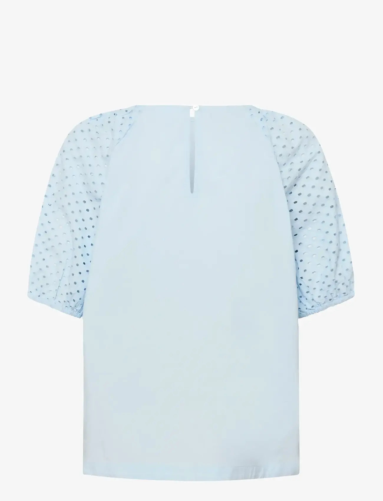 Saint Tropez - PalaSZ SS Blouse - kortærmede bluser - skyway - 2