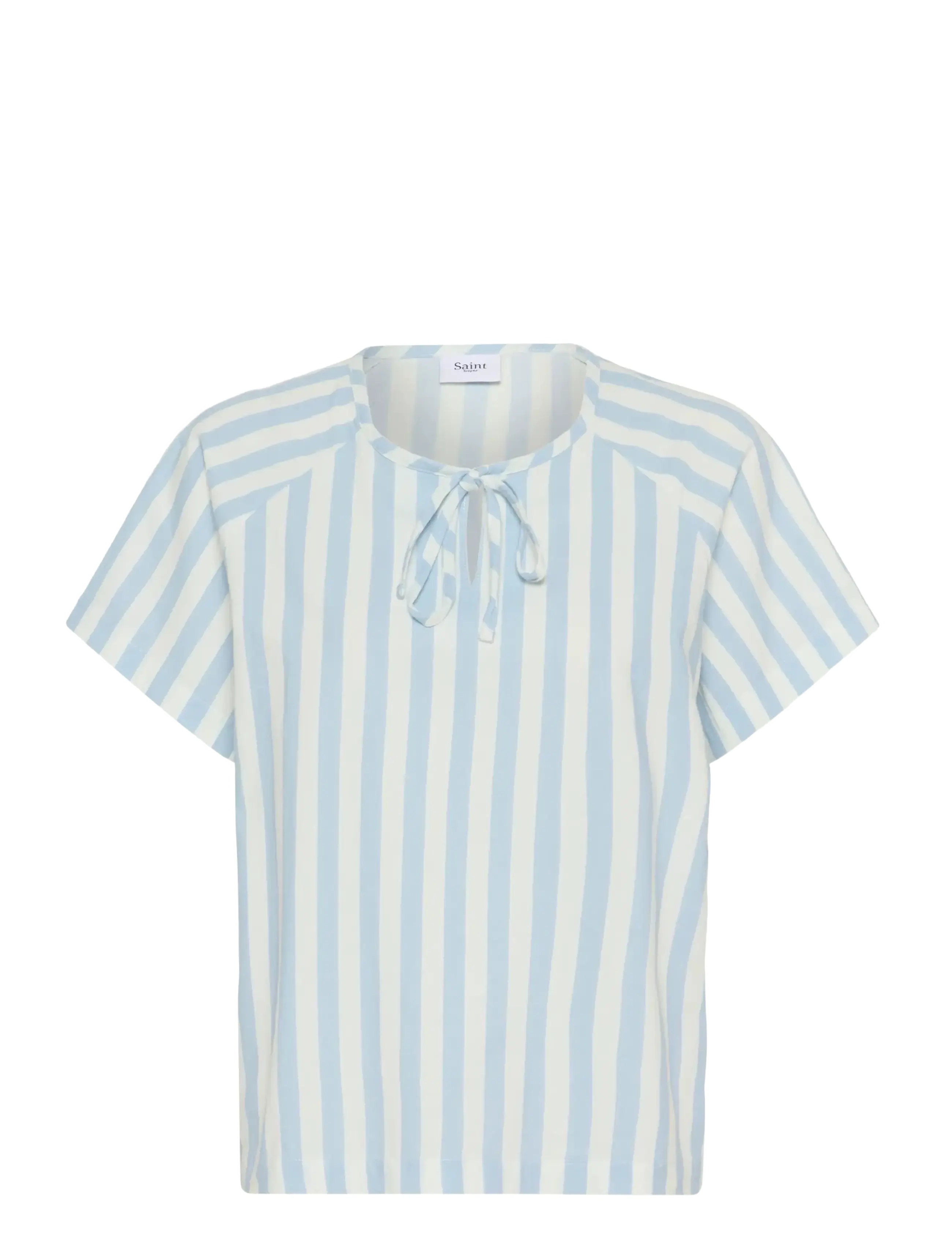 Saint Tropez ZalindaSZ SS Blouse - Saint Tropez - SKYWAY ICE STRIPE / blue