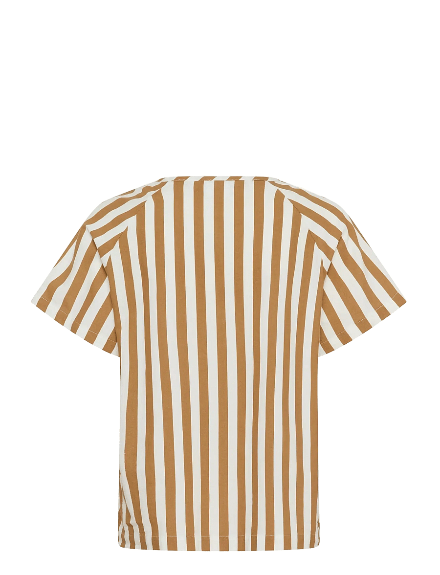 Saint Tropez - ZalindaSZ SS Blouse - kortærmede bluser - tiger's eye ice stripe - 2