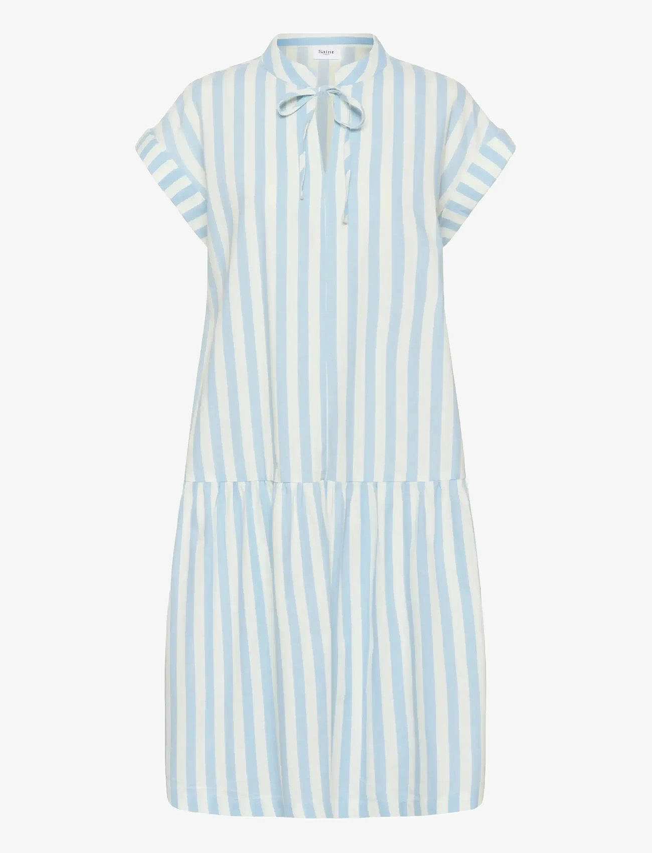 Saint Tropez - ZalindaSZ SS Dress - sommerkjoler - skyway ice stripe - 1