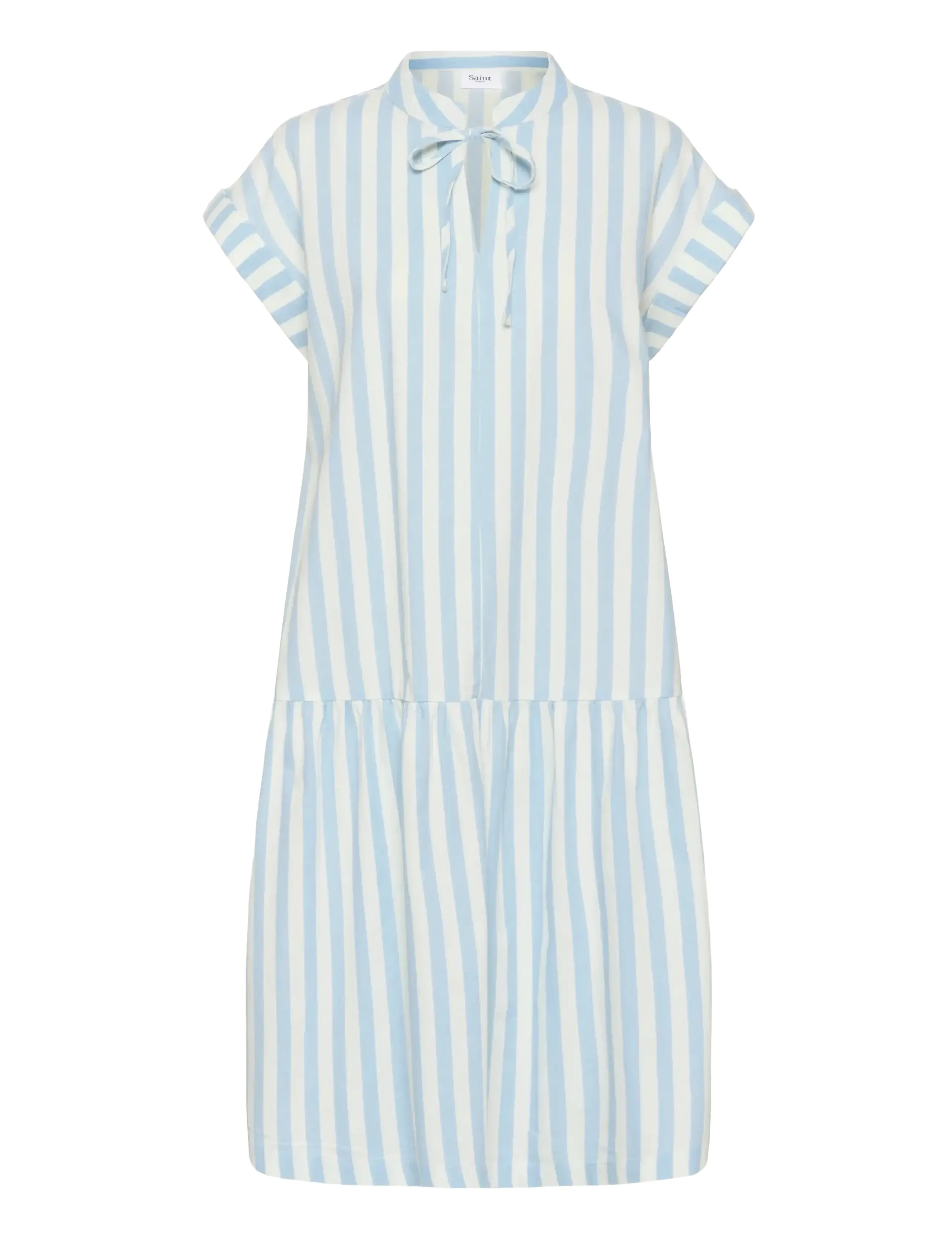 Saint Tropez ZalindaSZ SS Dress - Kjoler - SKYWAY ICE STRIPE / blue