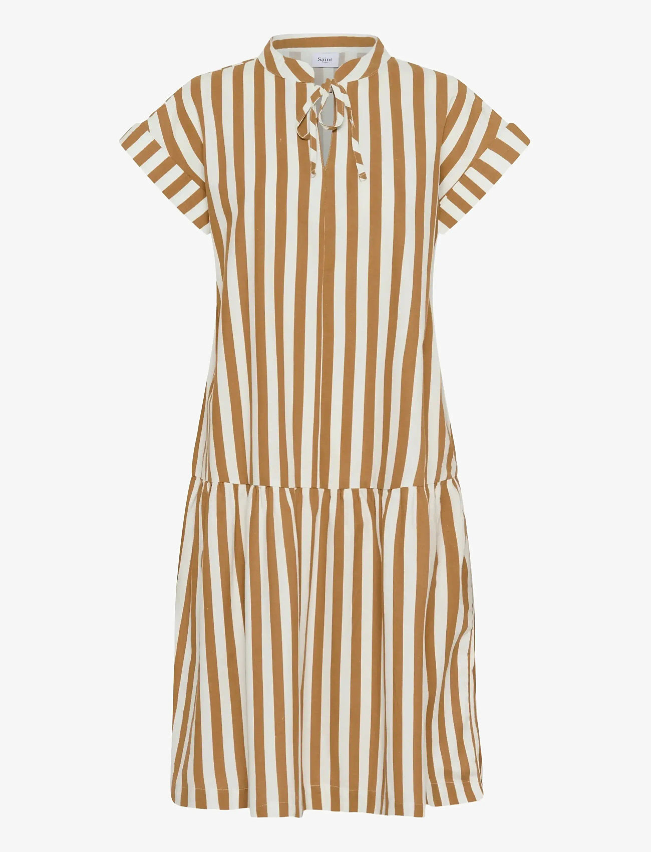Saint Tropez - ZalindaSZ SS Dress - sommerkjoler - tiger's eye ice stripe - 1