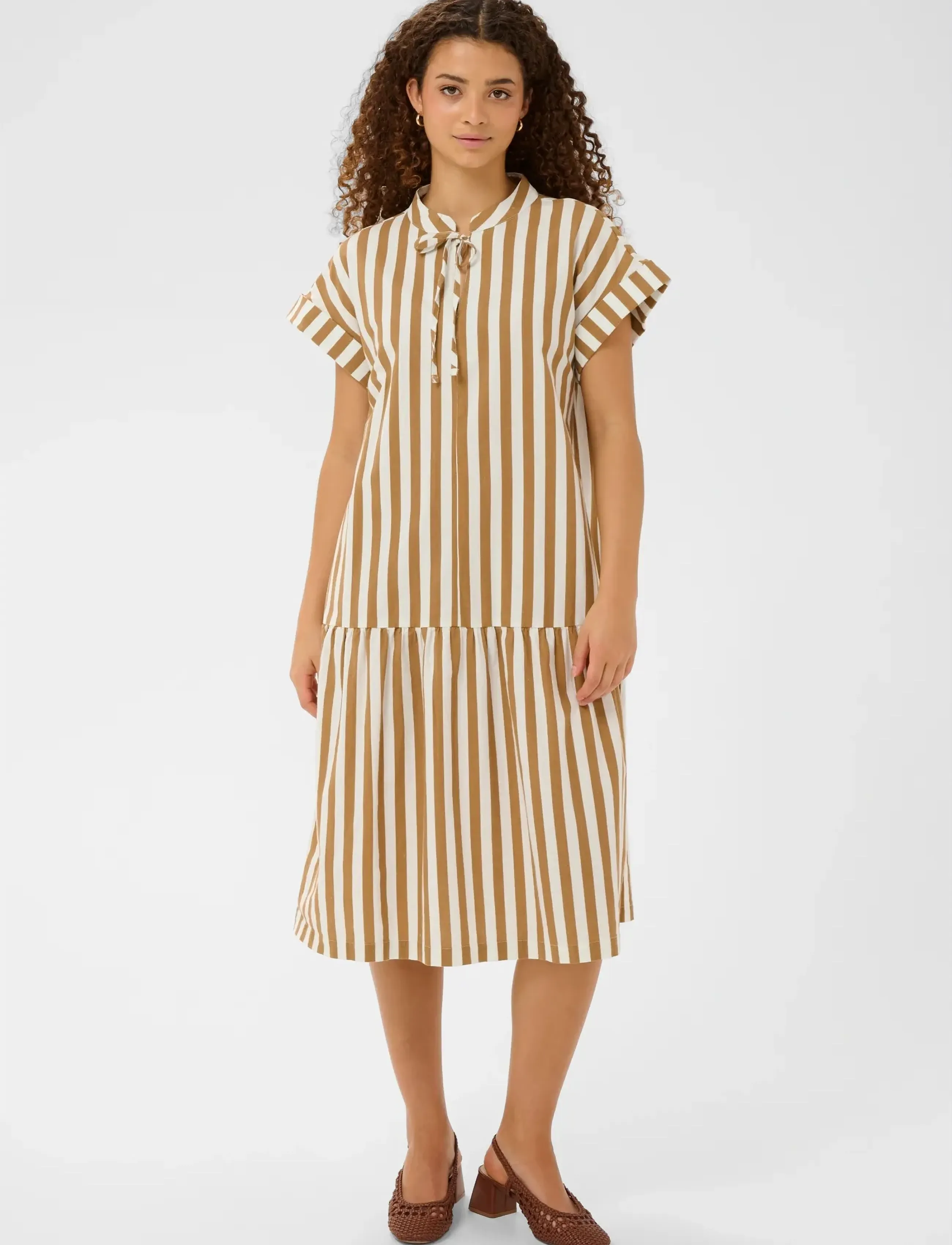 Saint Tropez - ZalindaSZ SS Dress - summer dresses - tiger's eye ice stripe - 3