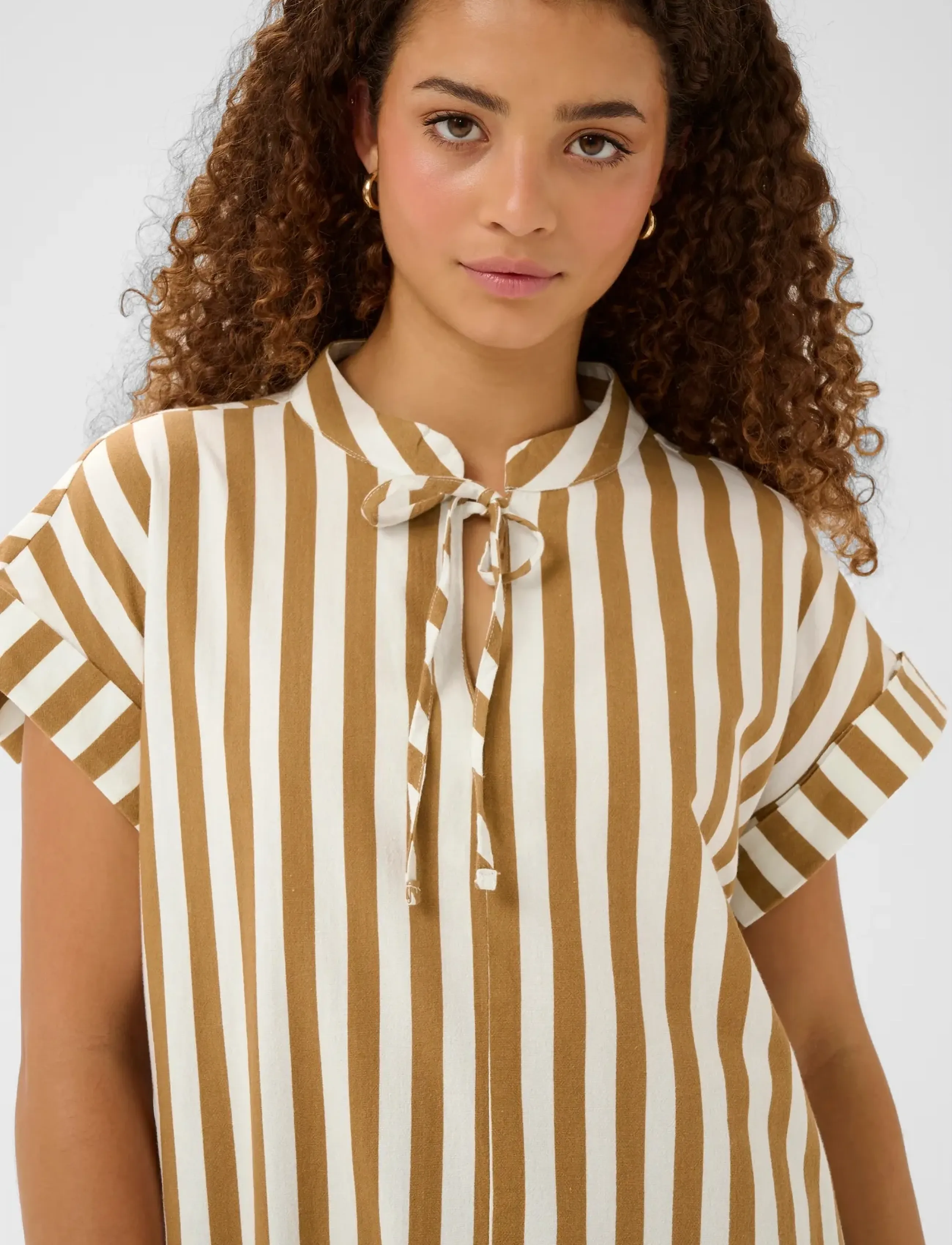 Saint Tropez - ZalindaSZ SS Dress - summer dresses - tiger's eye ice stripe - 5