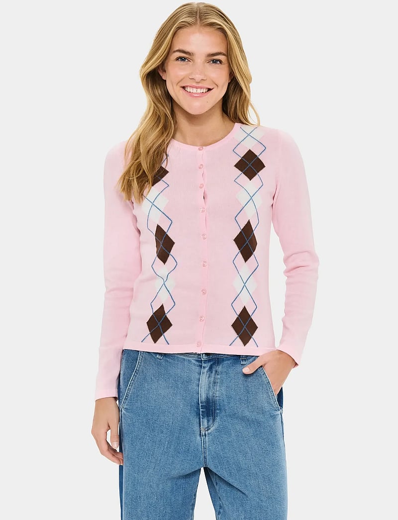 Saint Tropez - MindySZ Cardigan - koftor - cherry blossom - 0