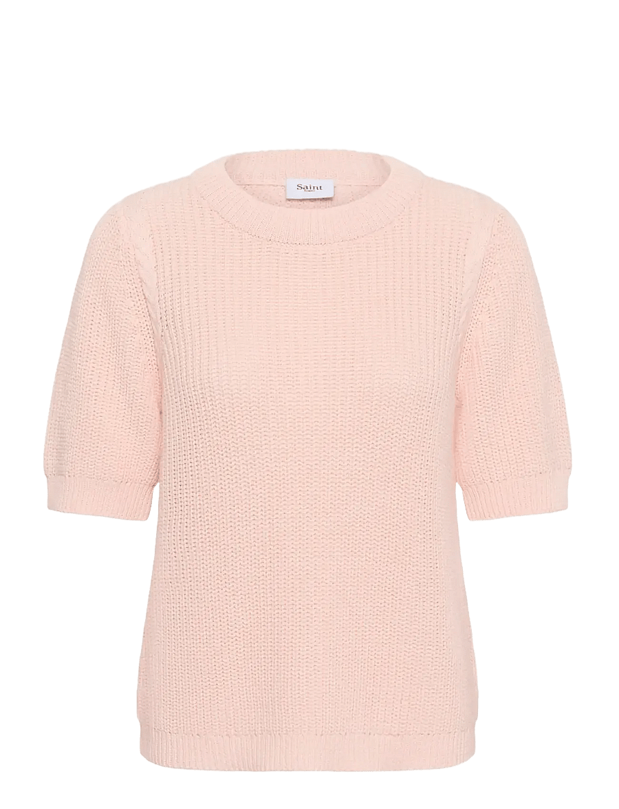Saint Tropez - PiliaSZ SS Pullover - striktrøjer - chalk pink - 1
